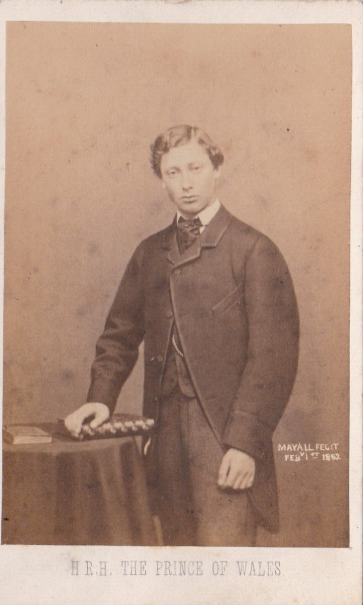 CDV H.R.H THE PRINCE OF WALES, PHOTO LIFE BY MAYALL LONDON