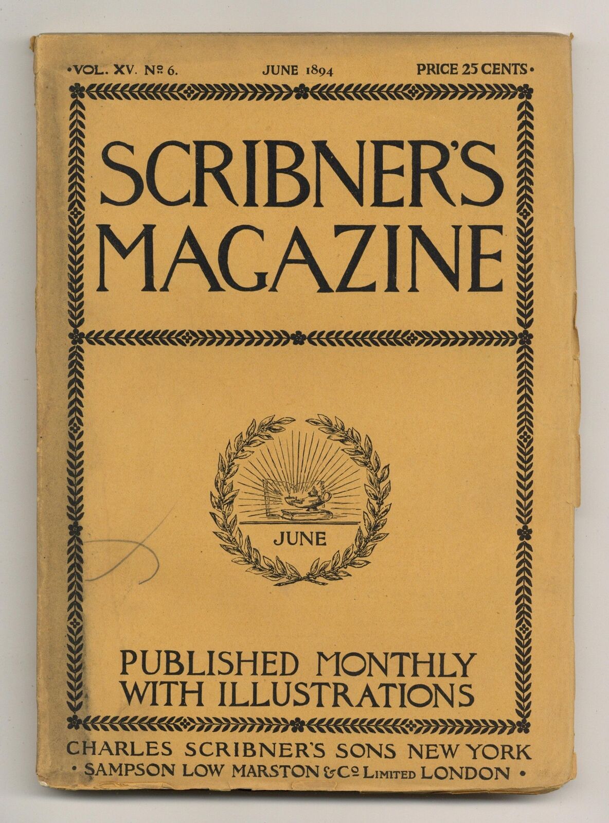 Scribner's Magazine Jun 1894 Vol. 15 #6 GD/VG 3.0