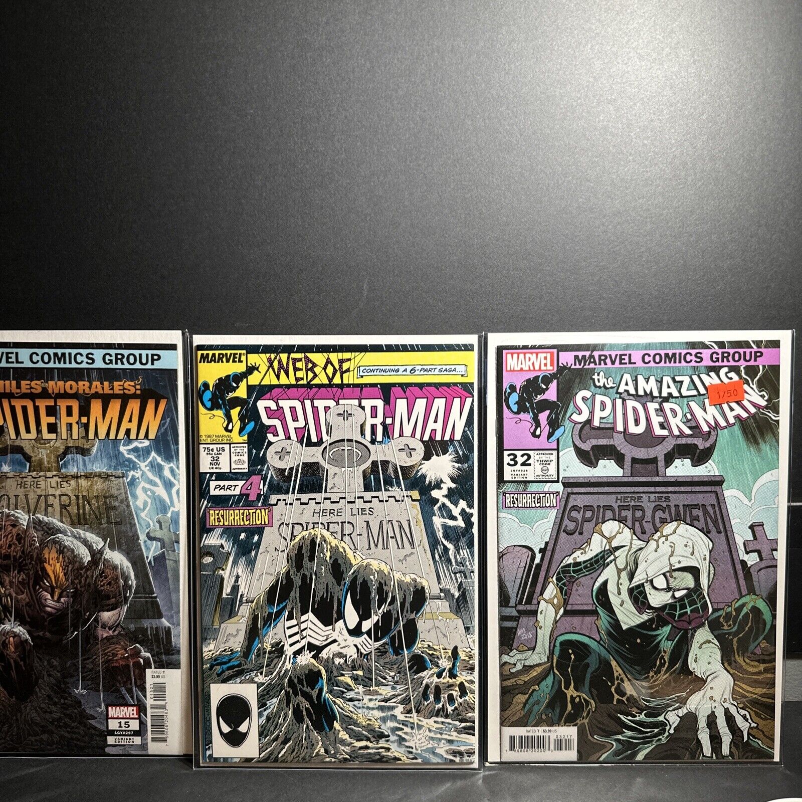 Web of Spider-Man 32 NM & ASM 32 Homage 1/50 Both NEAR MINT
