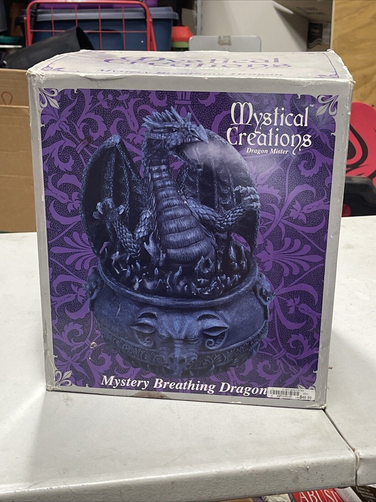 NOS Mystical Creations Dragon Mister Mystery Breathing Dragon Spencer Gifts NEW