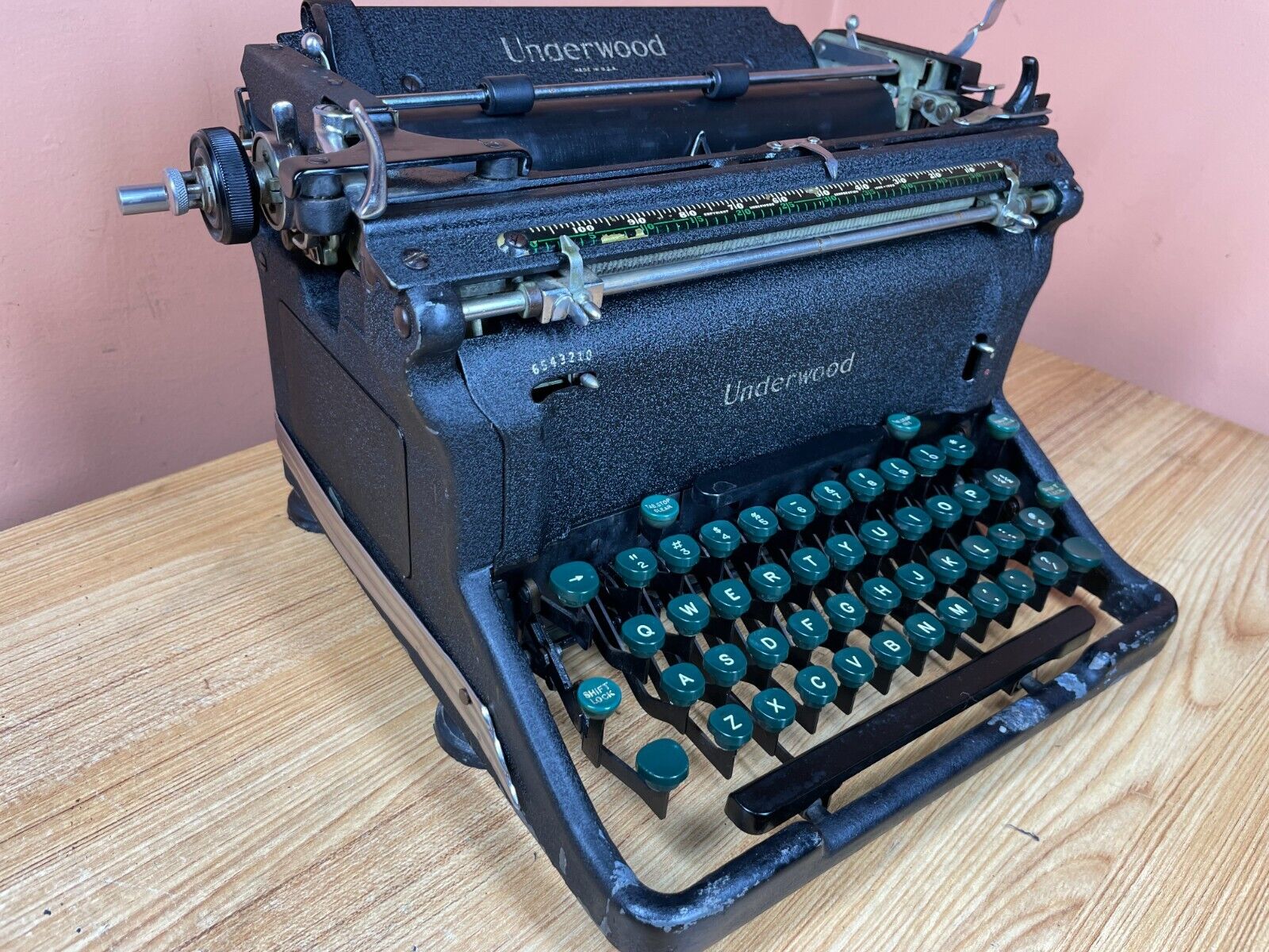 1940s Underwood Working Vintage Desktop Typewriter w New Ink