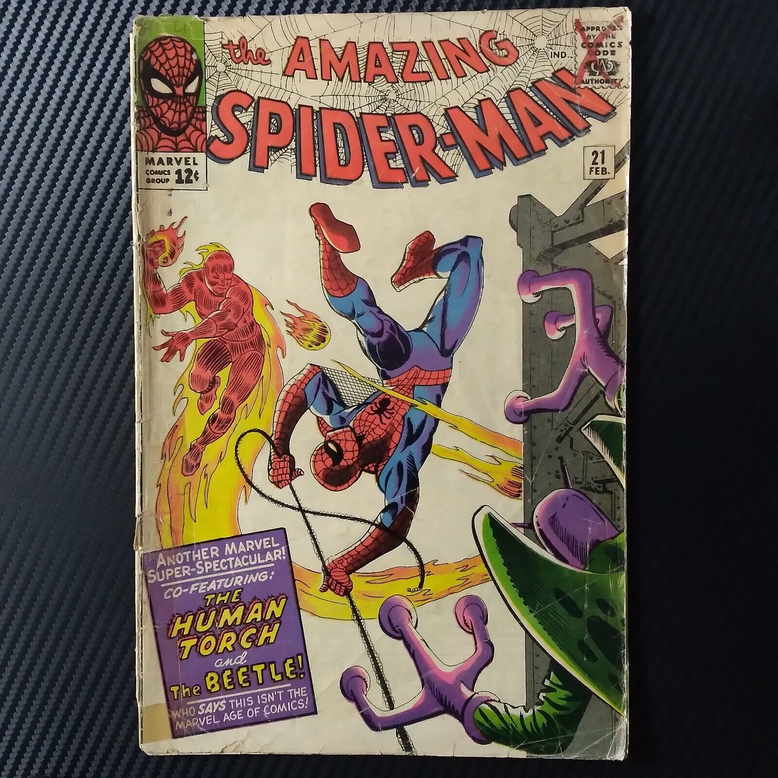 1964 The Amazing Spider-Man Marvel Comic Book #21 