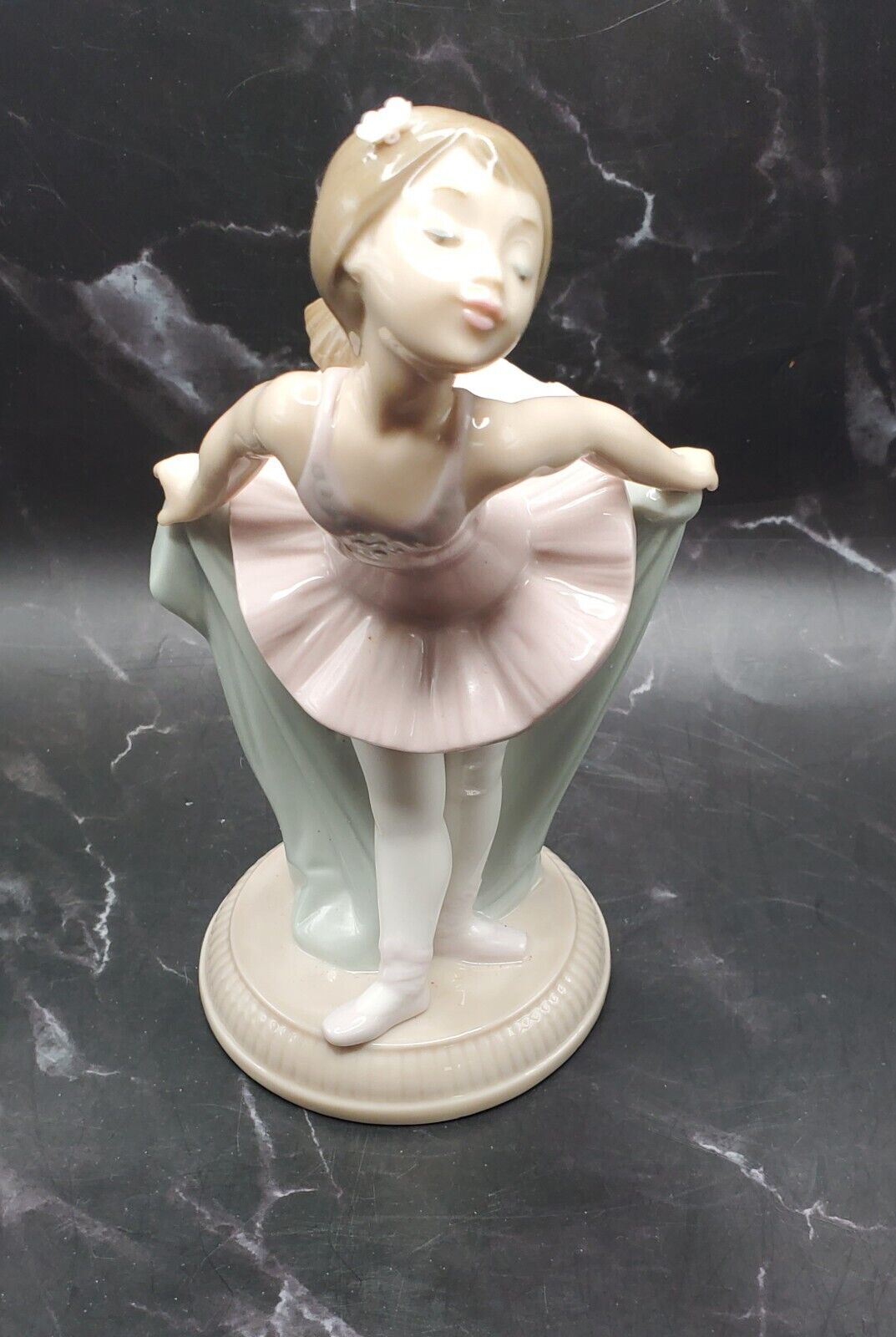 Vintage 1990's NAO Ballerina Porcelain Figurine Hand Made in Spain by Lladró