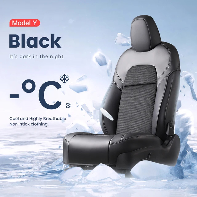 for Tesla Model Y 3 2021-2023 Cooling Car Seat Cushion Summer Cool Blowing Venti