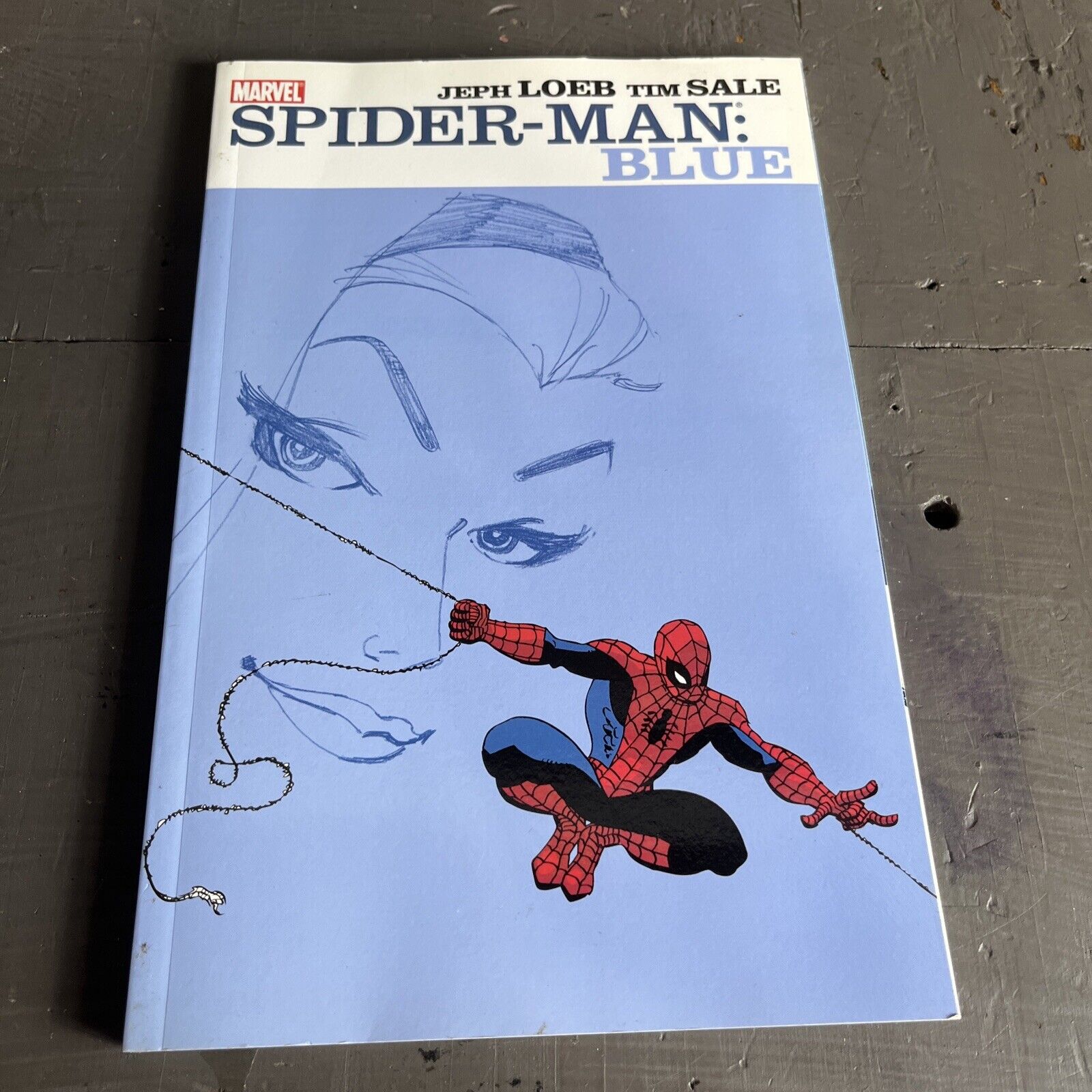 Spider-Man: Blue by Jeph Loeb Tim Sale TPB- Paperback Marvel 2014 Rare 