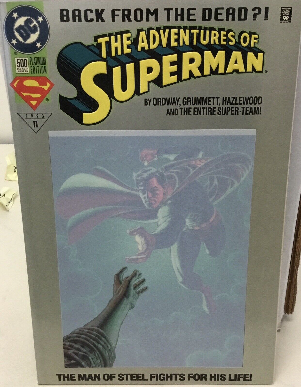 DC Comics The Adventures Of Superman #500 Platinum Edition 