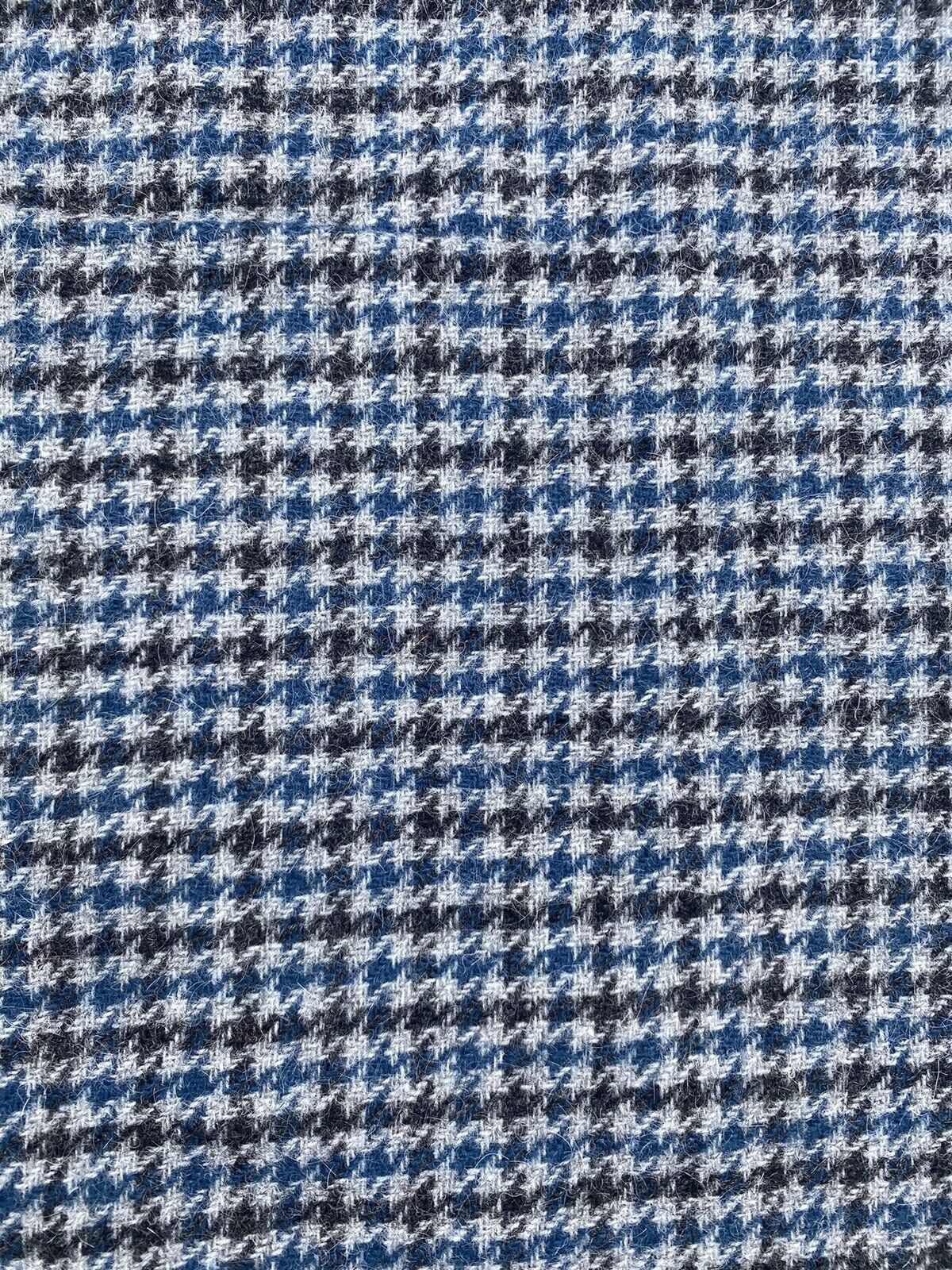 Vintage 40s 50s Wool Birdseye Pattern Flannel Fabric Shirt Coat Jacket Blanket