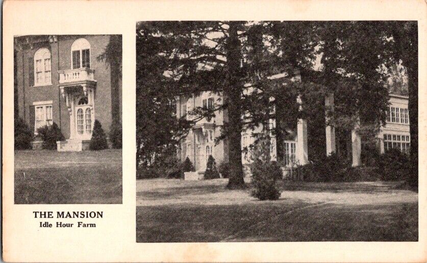 Vintage Postcard Mansion Idle Hour Farm Alphorn Motel Monroe WI Wisconsin  G-102