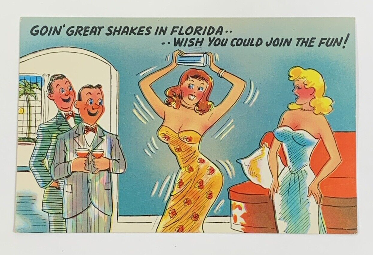 Wish You Could Join The Fun Florida Postcard