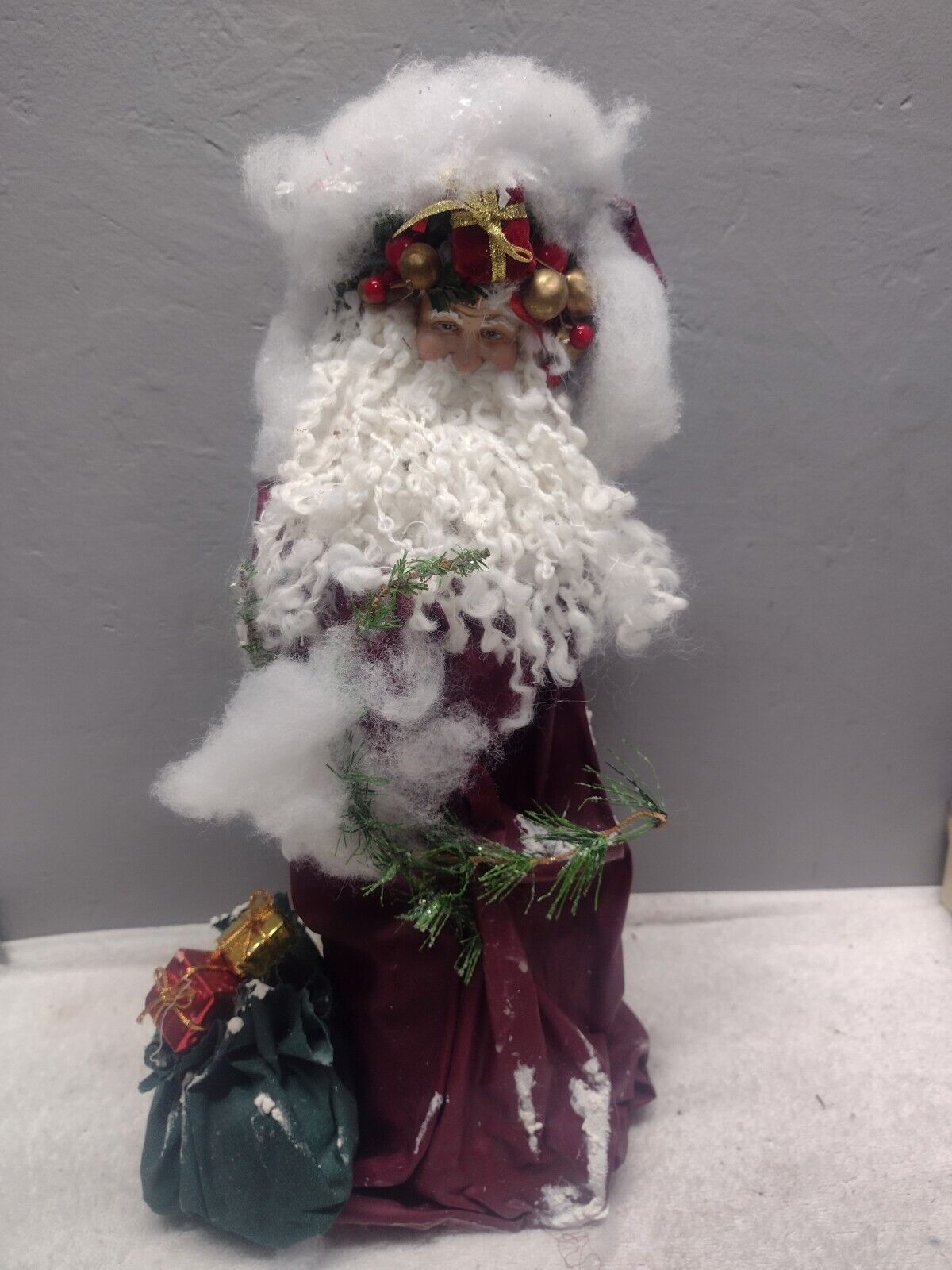  Vintage Old World Santa Clause Father Christmas  Table Topper  16