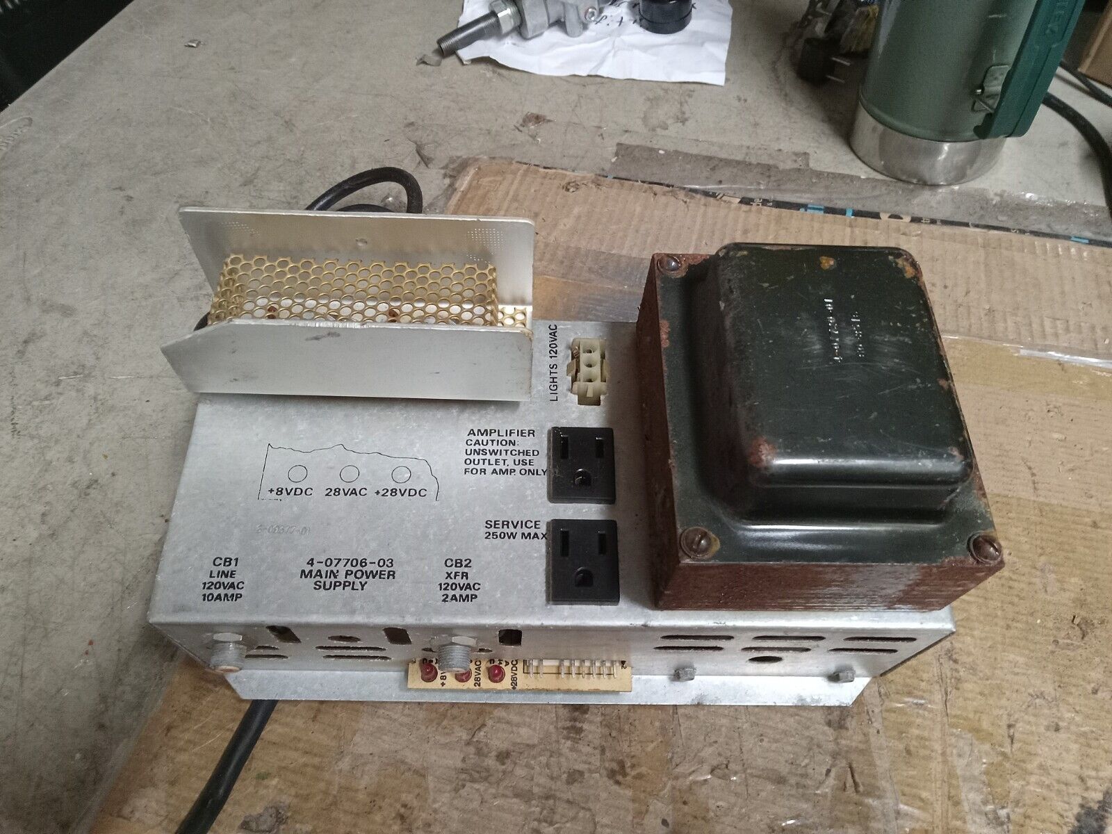 Ready for Restoration Rowe AMi 200 Selection Stereo Power Supply