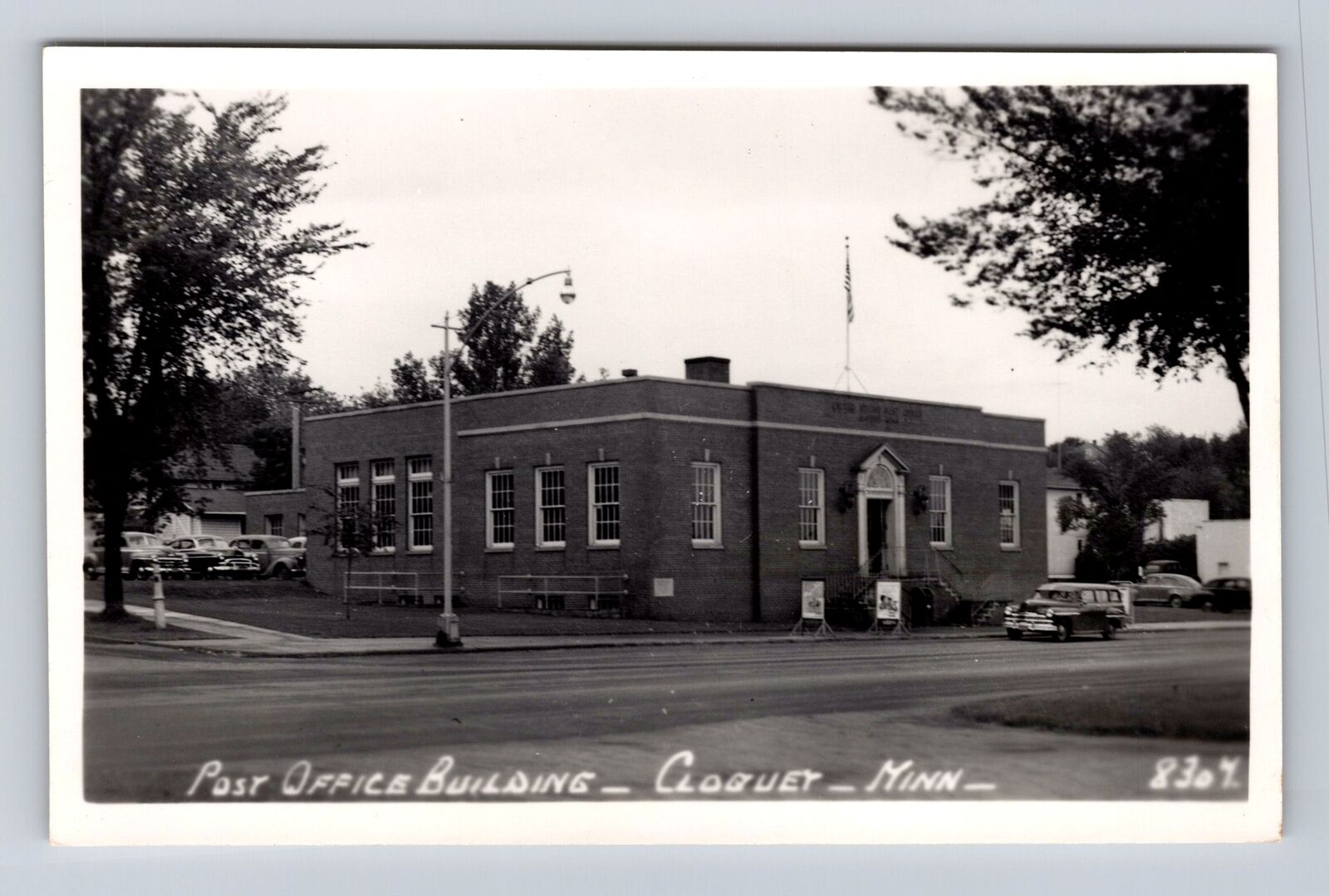 Cloquet MN-Minnesota, RPPC, Post Office Building, Antique, Vintage Postcard