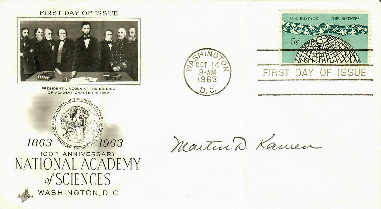 RARE “The Manhattan Project” Martin Kamen Hand Signed FDC Dated 1963