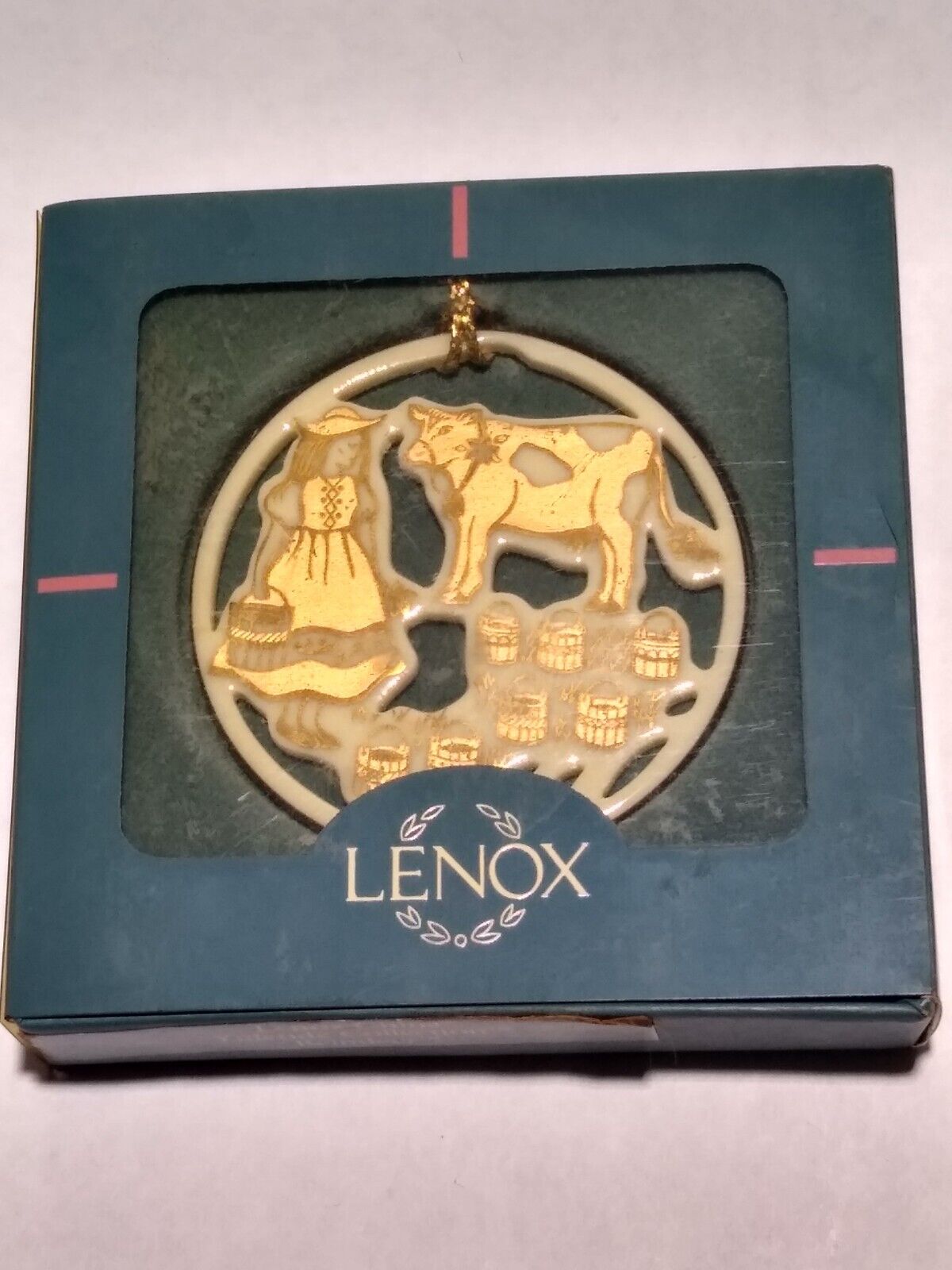 Lenox 8 Eight Maids A Milking 12 Days Of Christmas Ornament