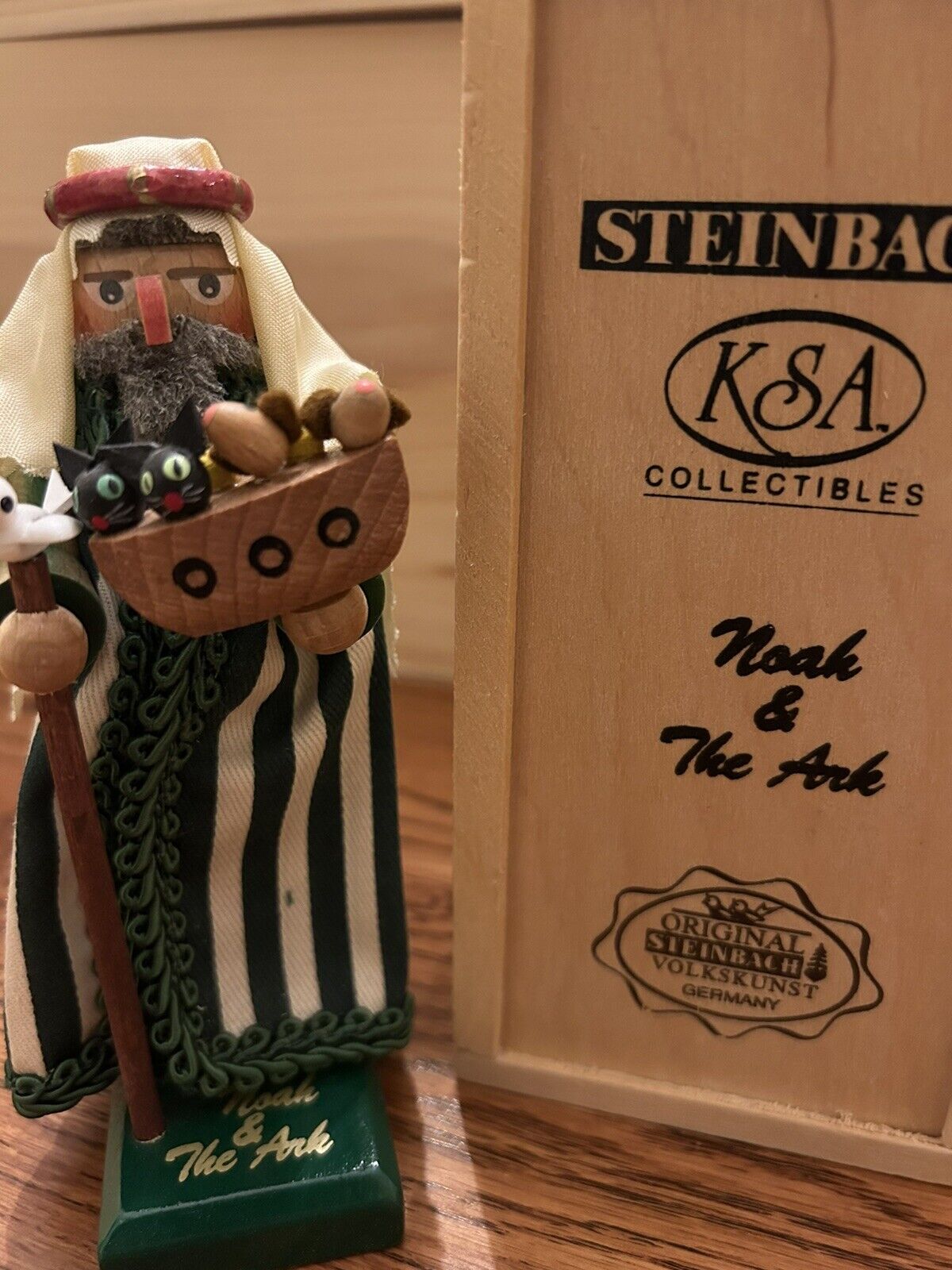 Steinbach For KSA Mini Nutcracker NOAH AND THE ARK  LIMITED EDITION 007112/10000