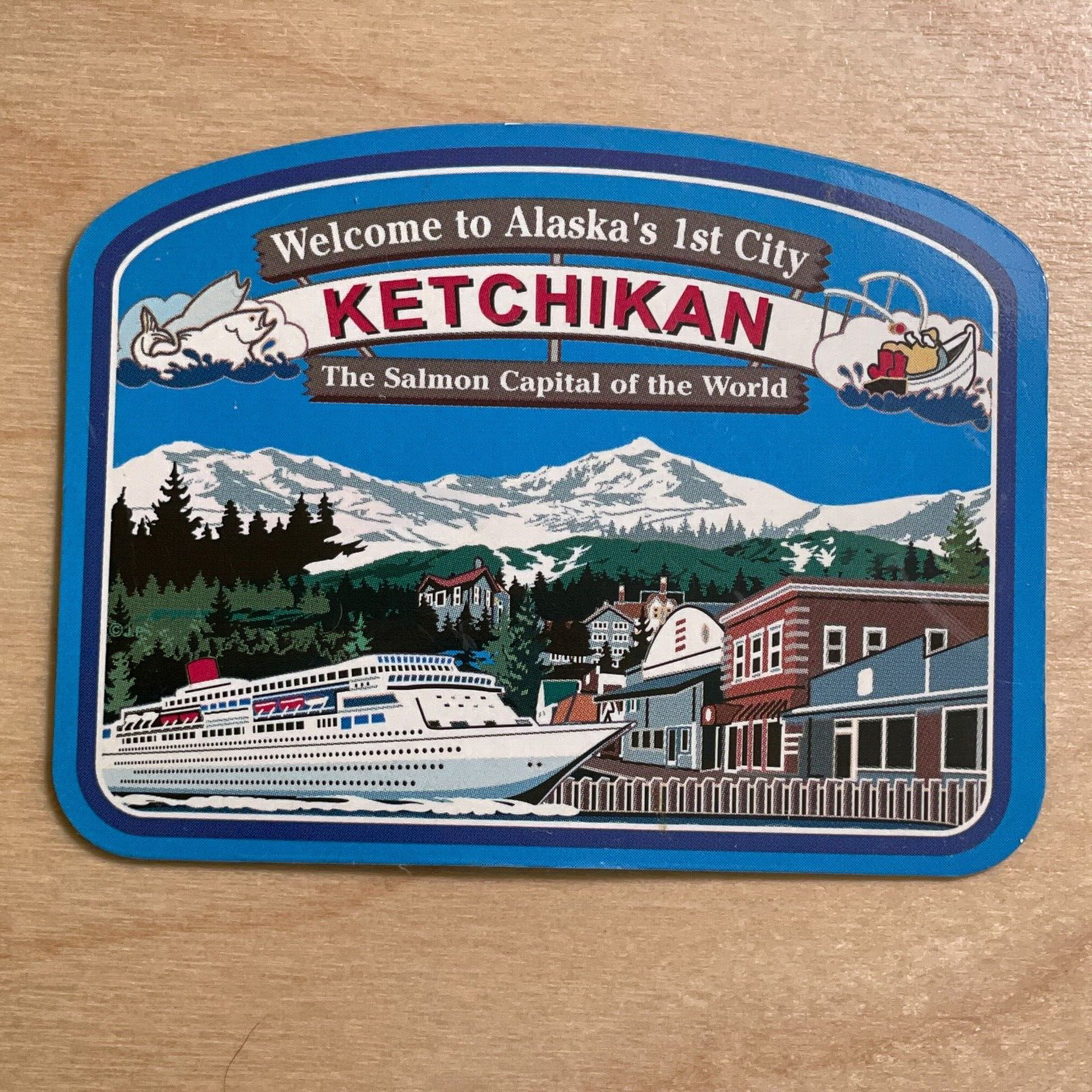 Ketchikan, Alaska - Souvenir Refrigerator Fridge Magnet