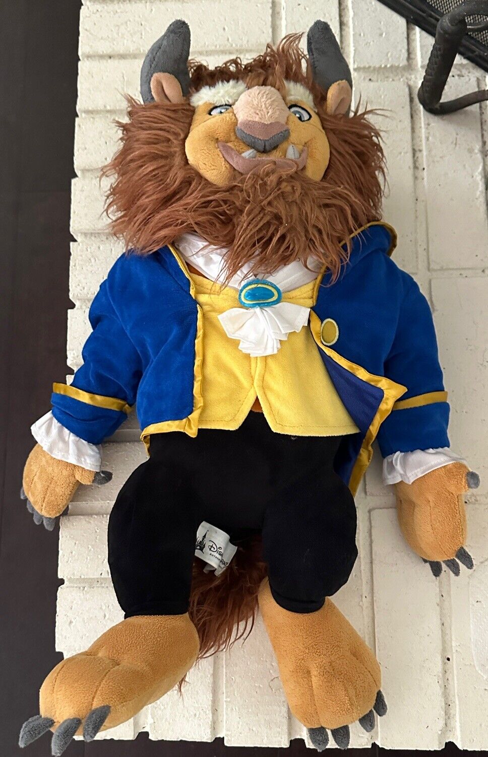 Disney Parks Large 22 inch Plush Beast Beauty and the Beast Movie -Fast Ship