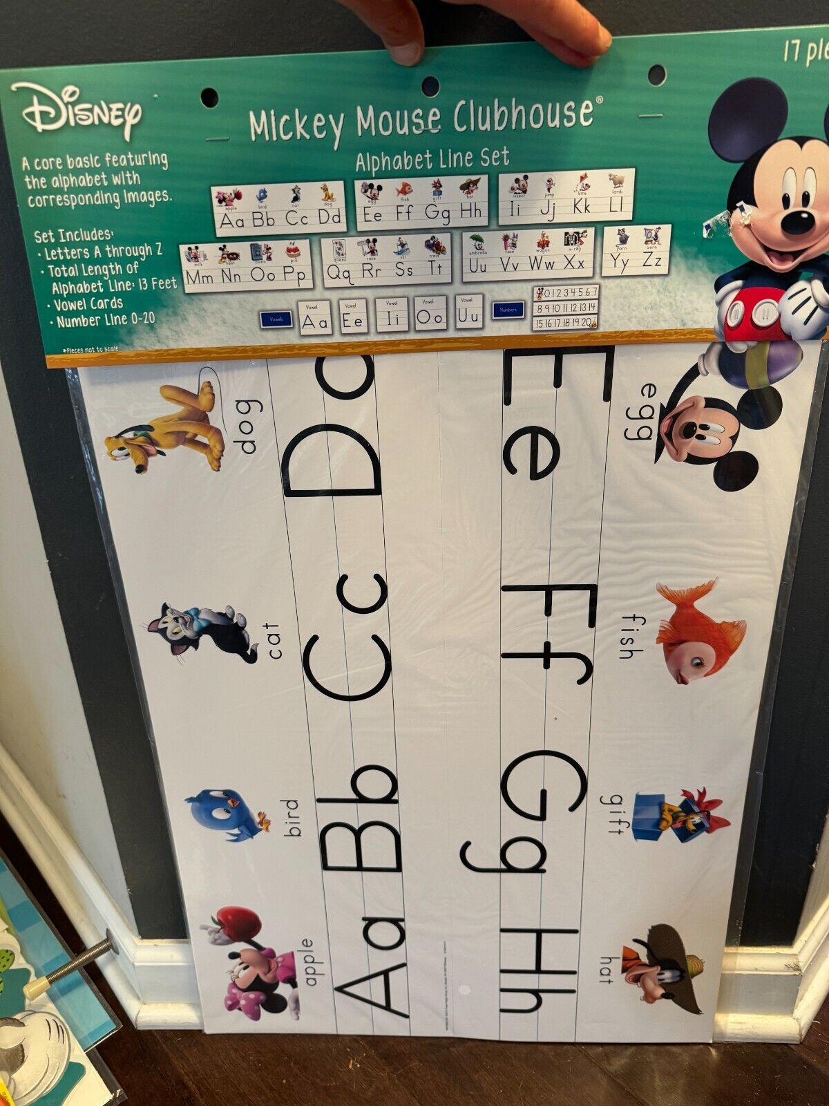 Disney Mickey Mouse Alphabet Line Teachers Aid Teaching Aids WOW NEW