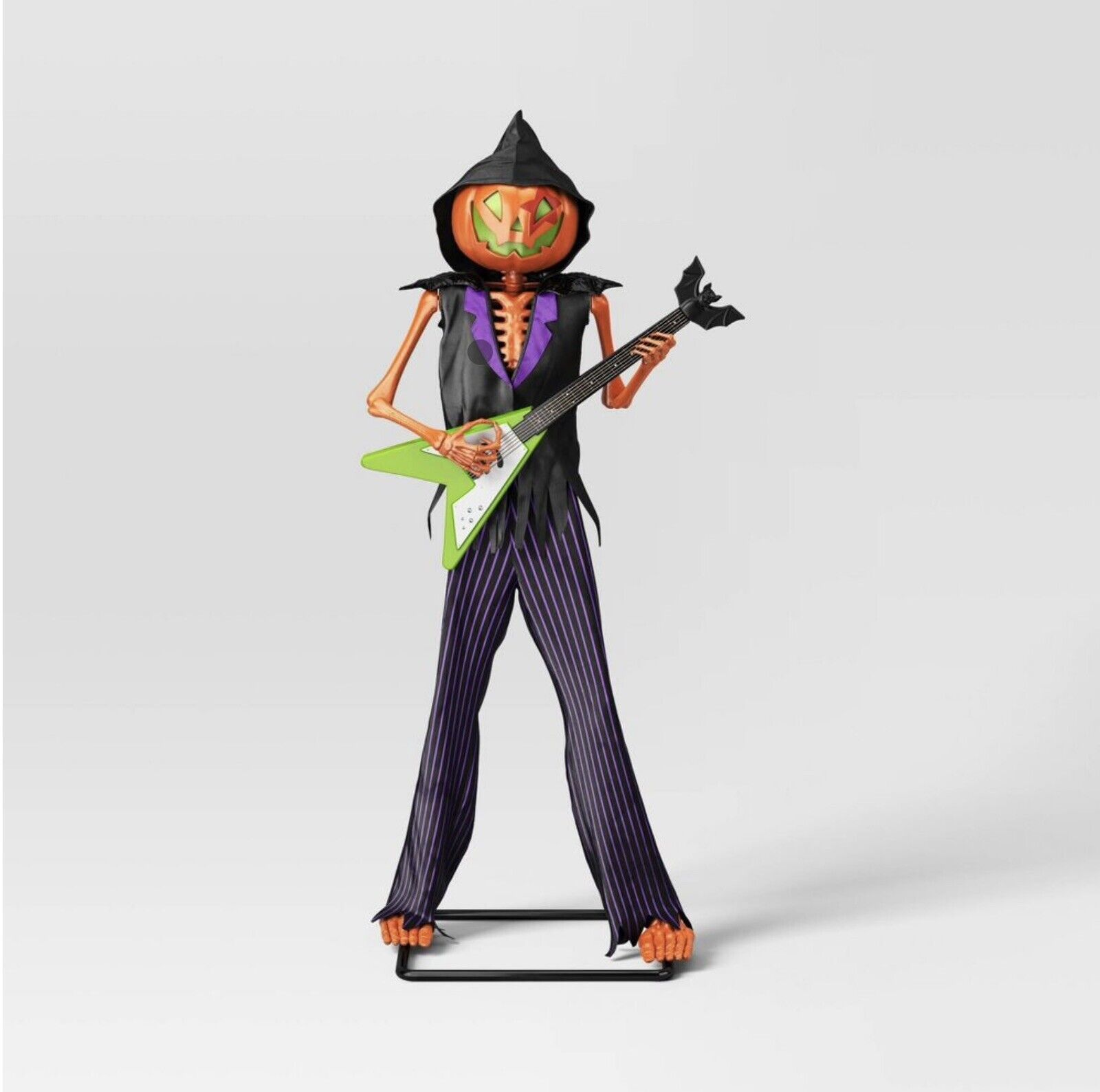 Pumpkin Rocker Billy Servo Singing Skeleton Halloween Decorative Prop Sealed