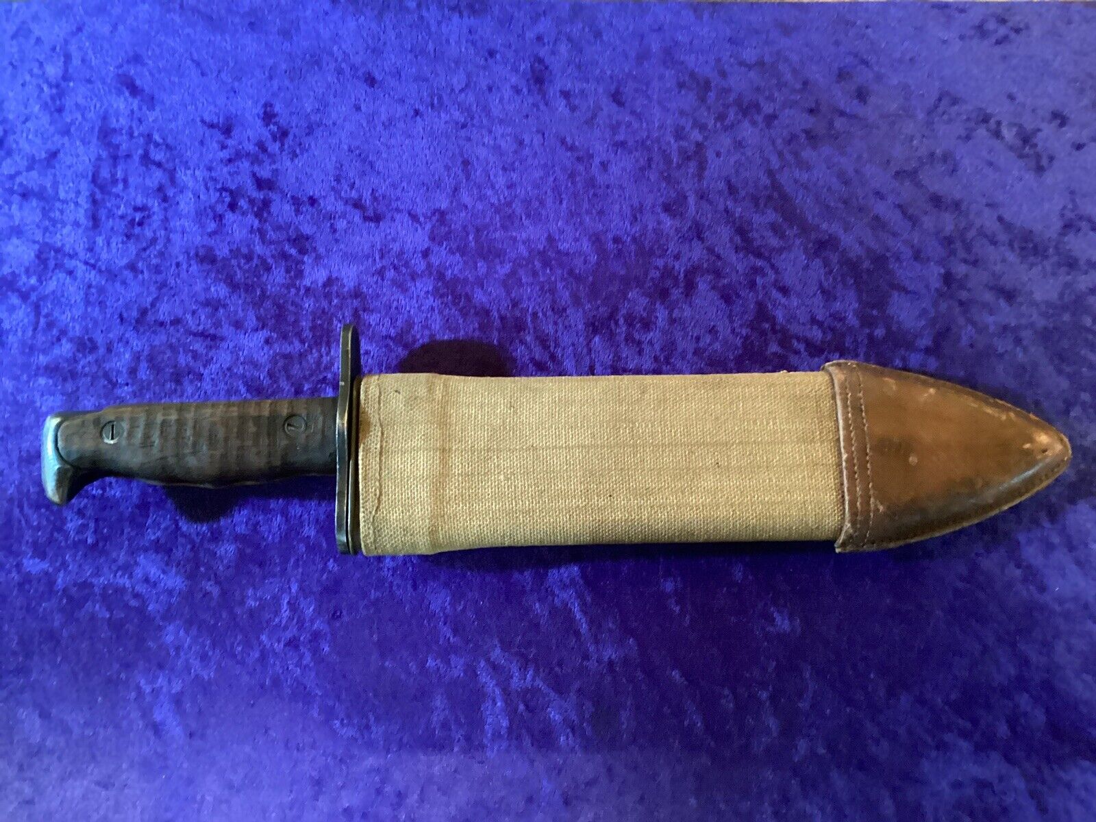 WW1 U.S. MODEL 1917 BOLO KNIFE - PLUMB - VERY NICE EXAMPLE - NO PITTING ON BLADE