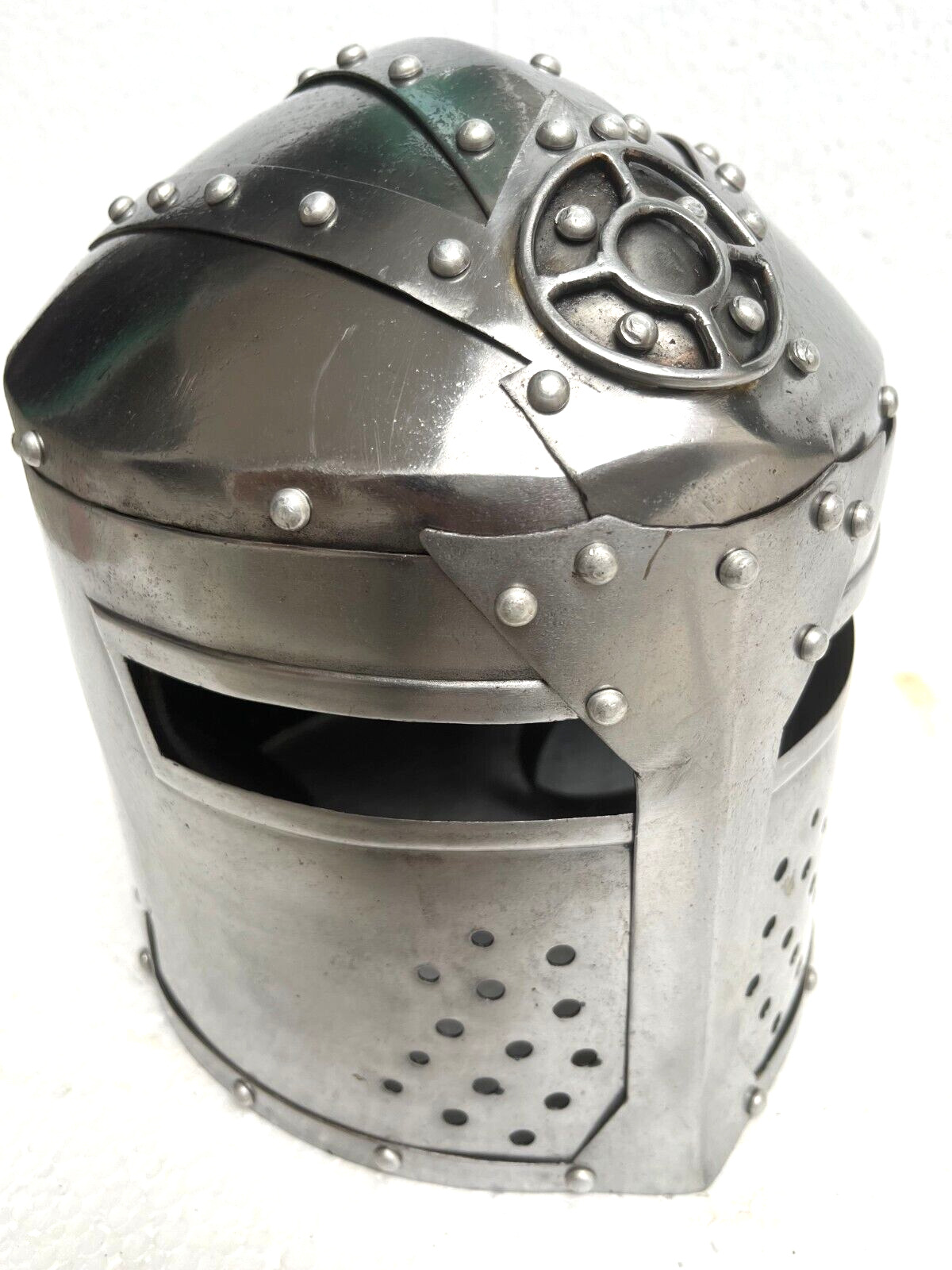 Christmas 18ga Medieval Steel Heavy Dawn guard Helmet