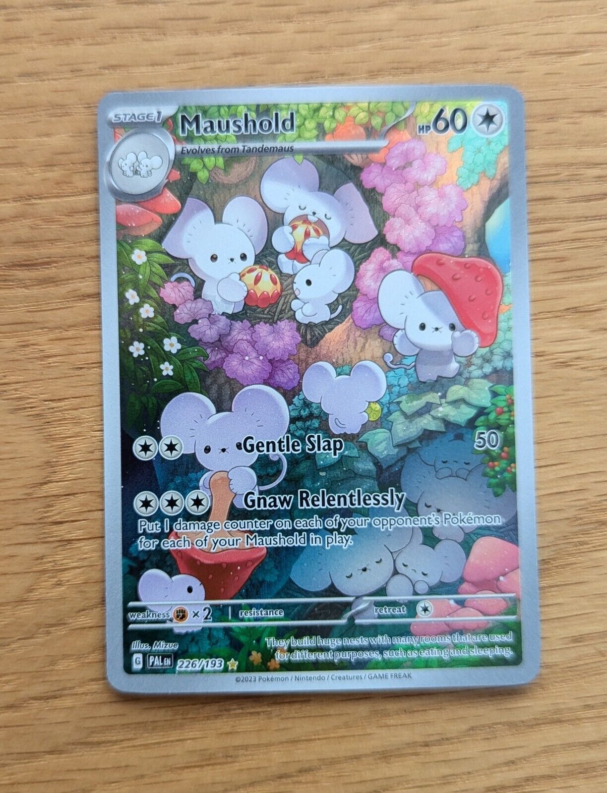 226/193 Maushold - Paldea Evolved - Illustration Rare - Pokemon Card TCG