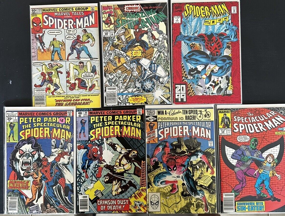 Marvel Comics Amazing Spider-Man,Web Of Spider-man, Spectacular Spider-Man Lot