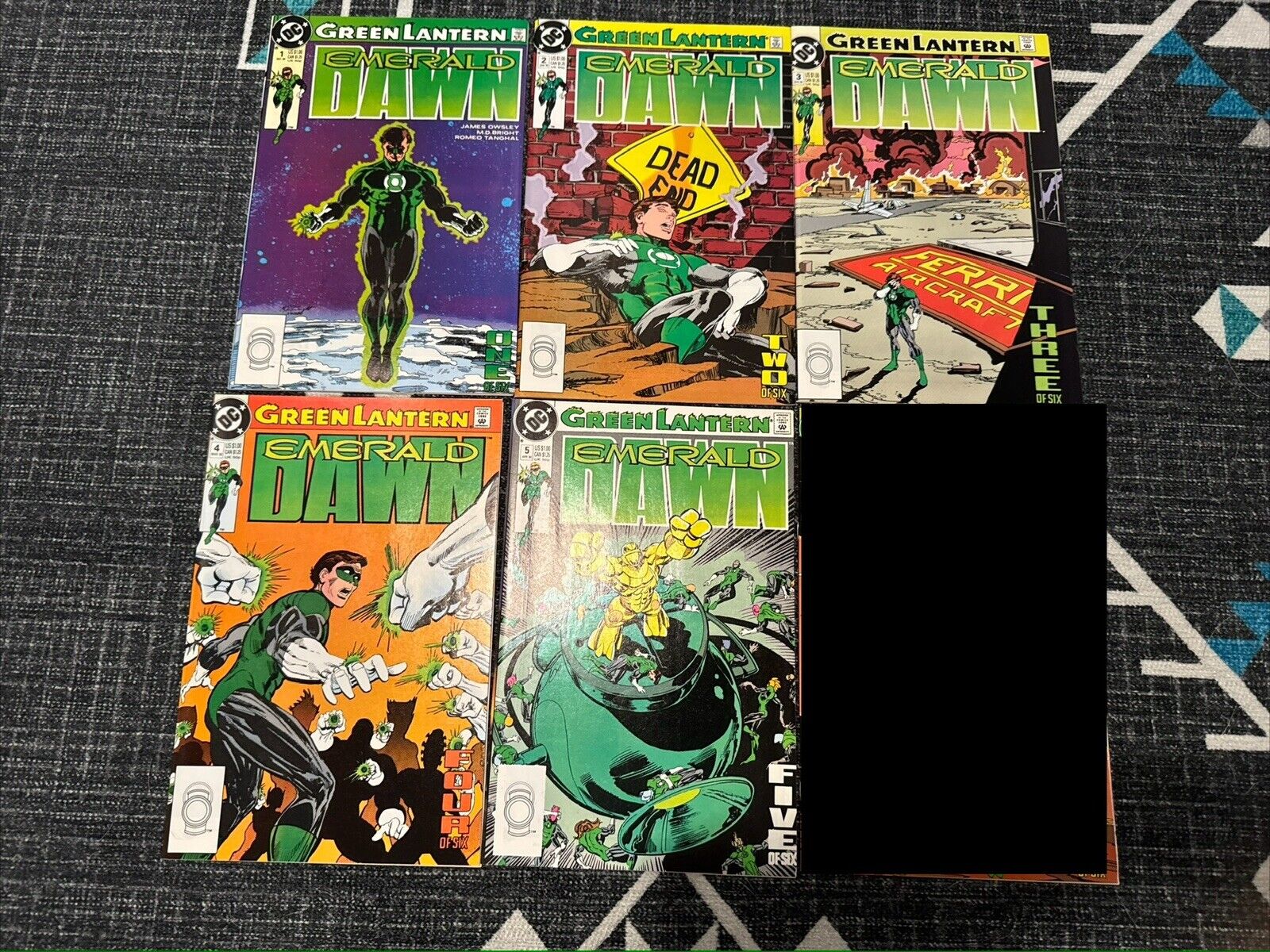 Green Lantern Emerald Dawn #1 2 3 4 5 DC Comic Book Set