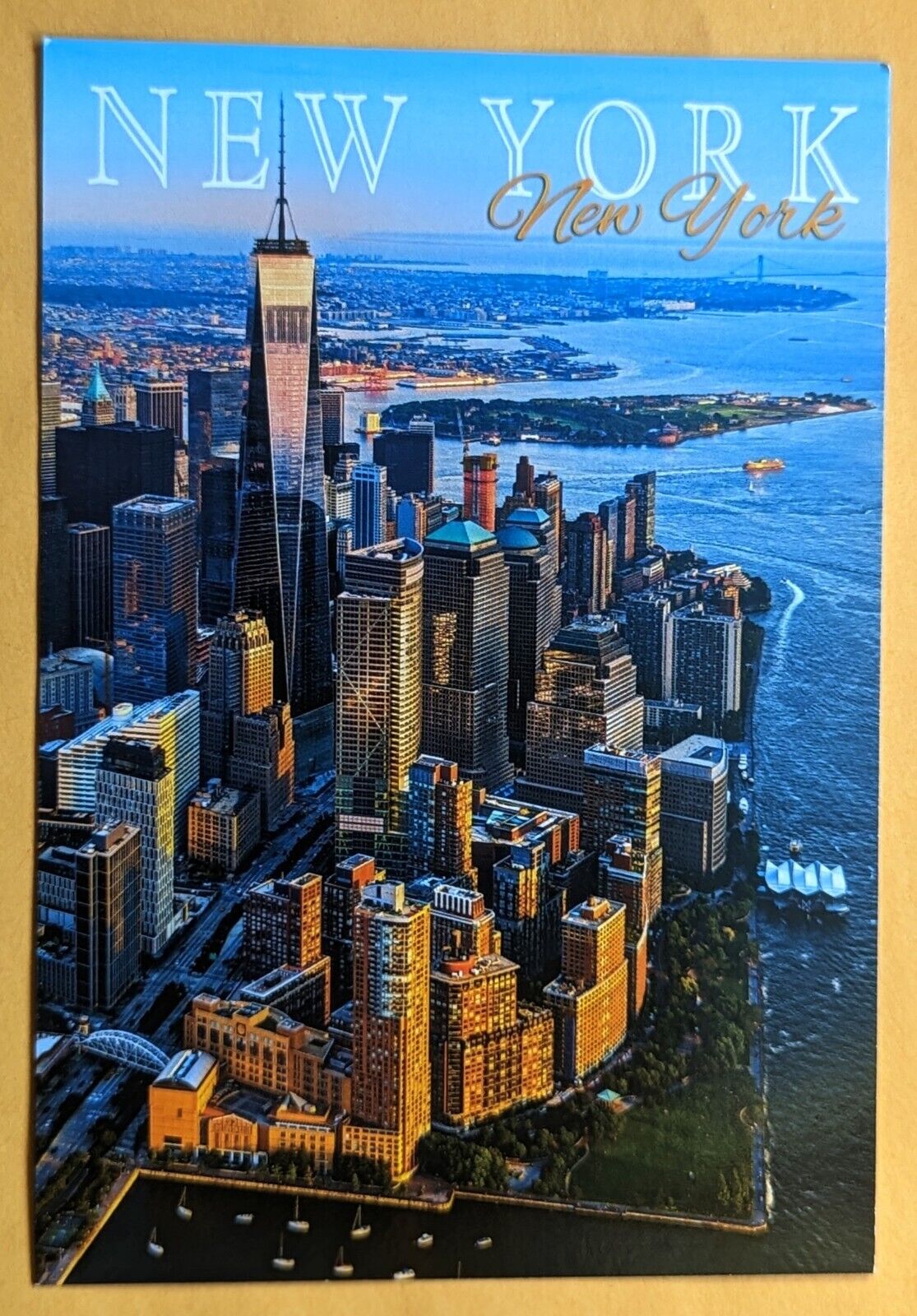 Postcard NY: Downtown. New York City 
