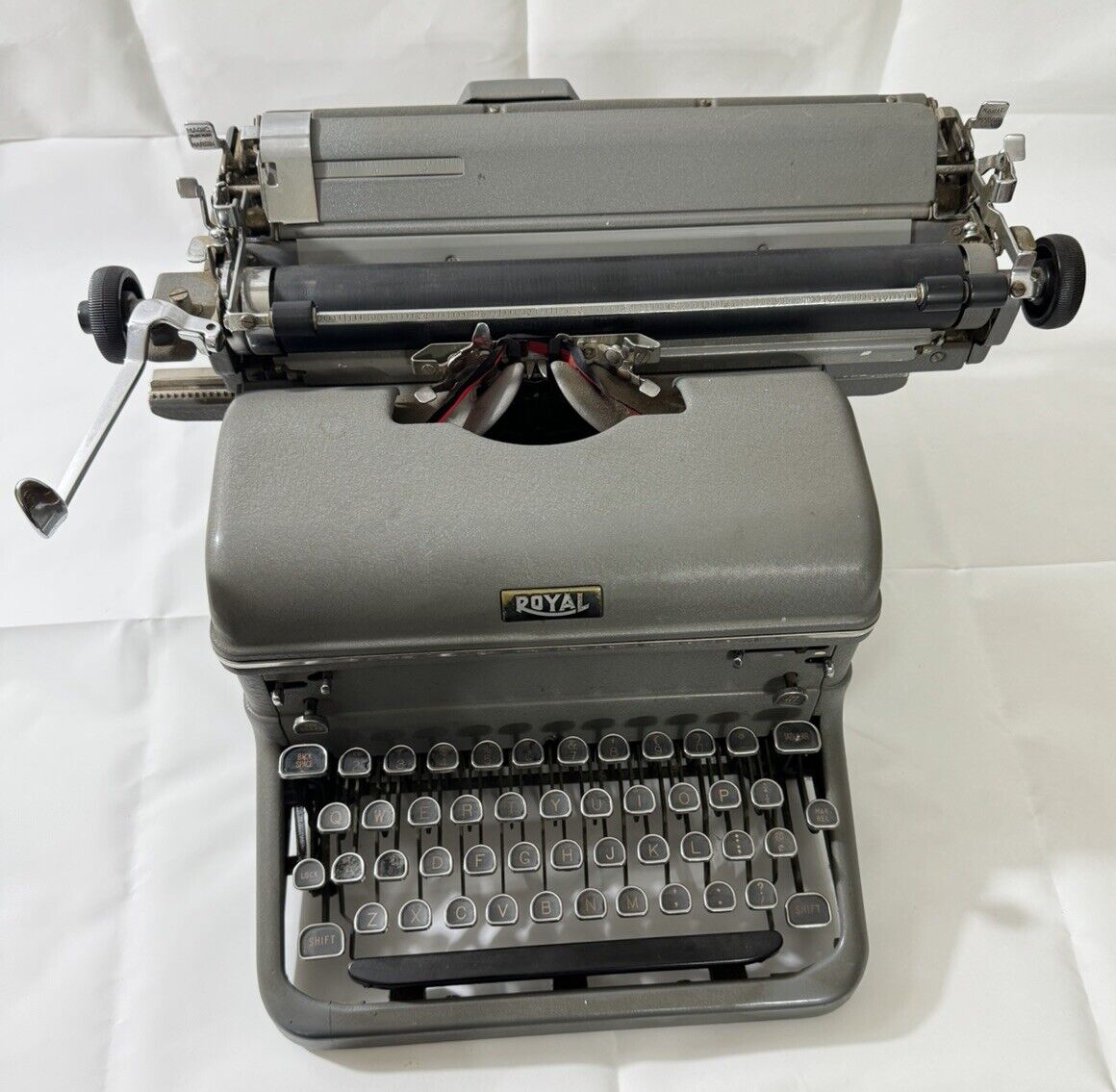 Vintage 1949 Royal KMG Typewriter  Still Works