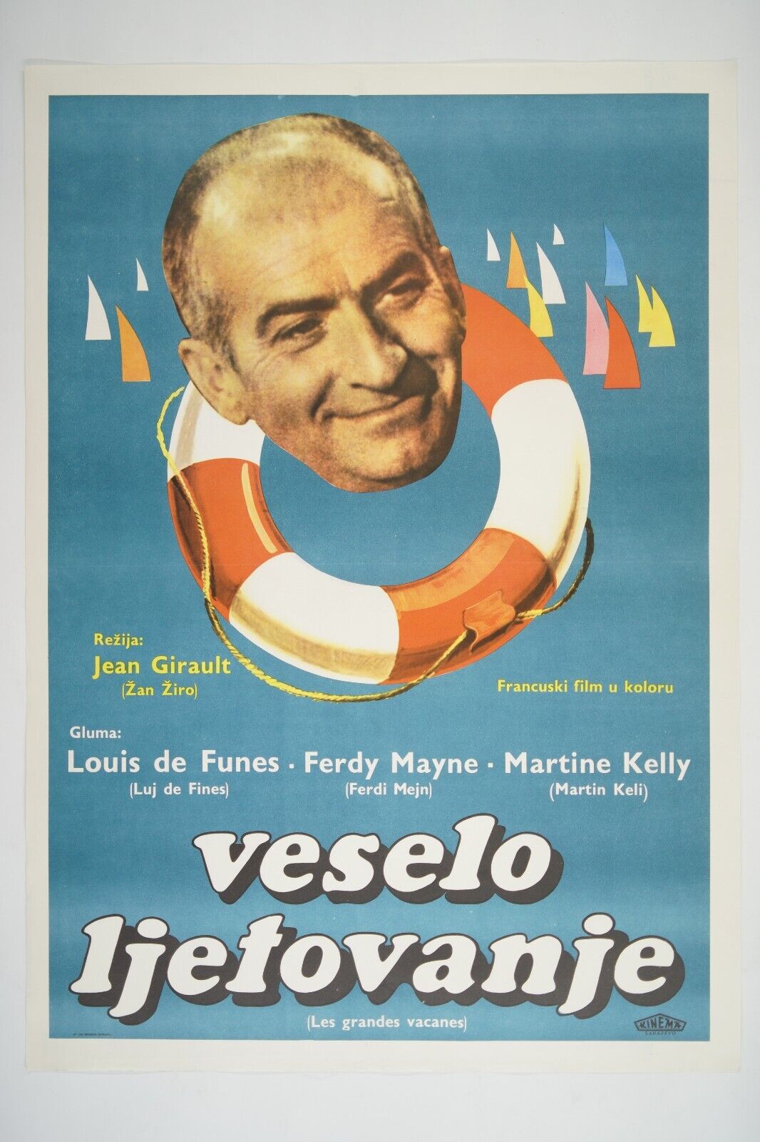 LES GRANDES VACANCES  THE EXCHANGE STUDENT exYU movie poster 1967 LOUIS DE FUNES