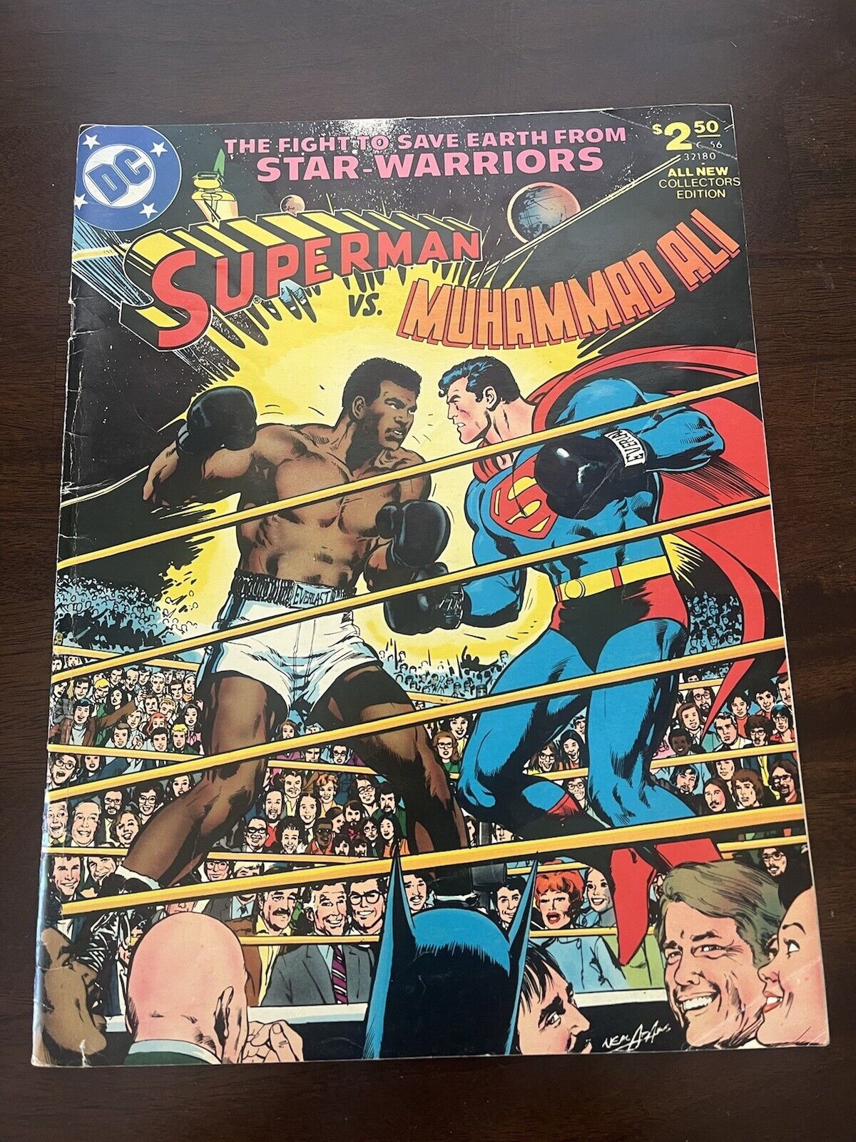 1978 DC Oversized Superman vs. Muhammad Ali Neal Adams C-56 Comic. 