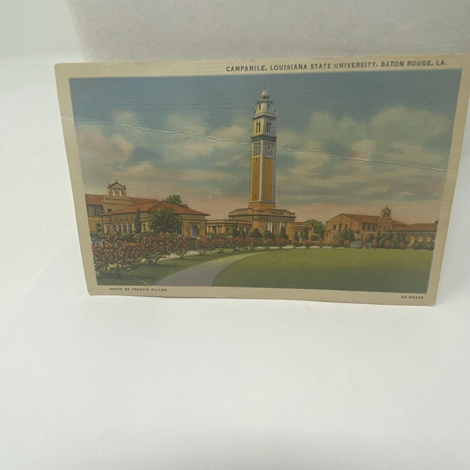 Vintage Postcard Campanile Louisiana State University Baton Rouge