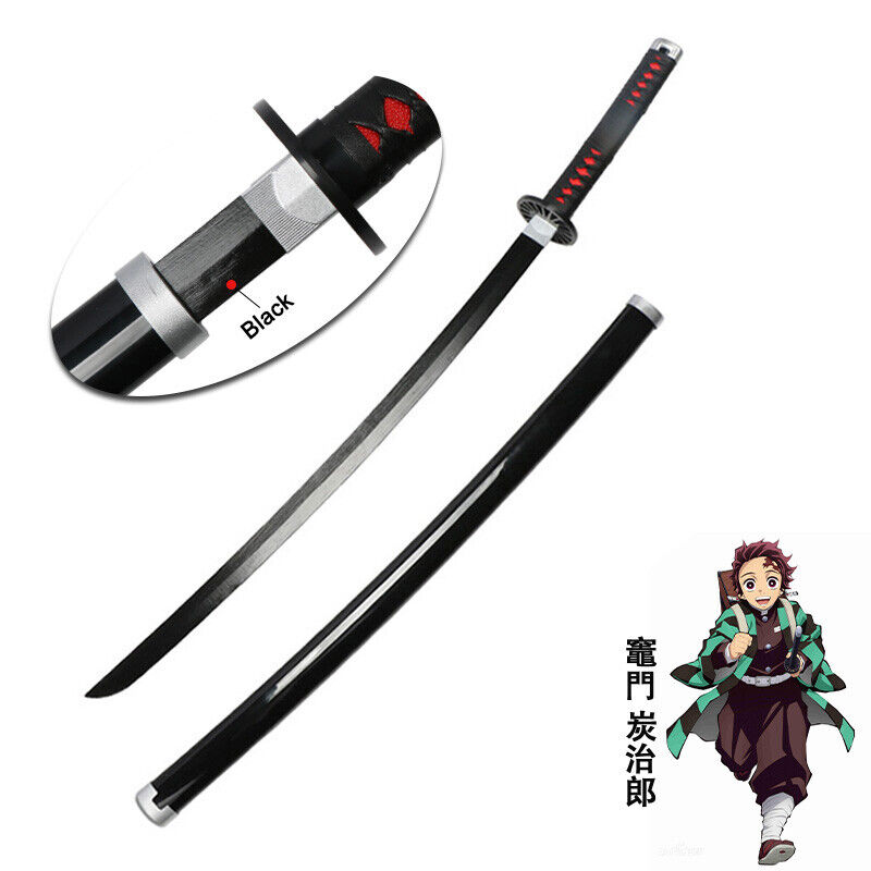 31.5'' Demon Slayer Sword Anime Katana Cosplay Weapon Tanjiro Nichirin Swords