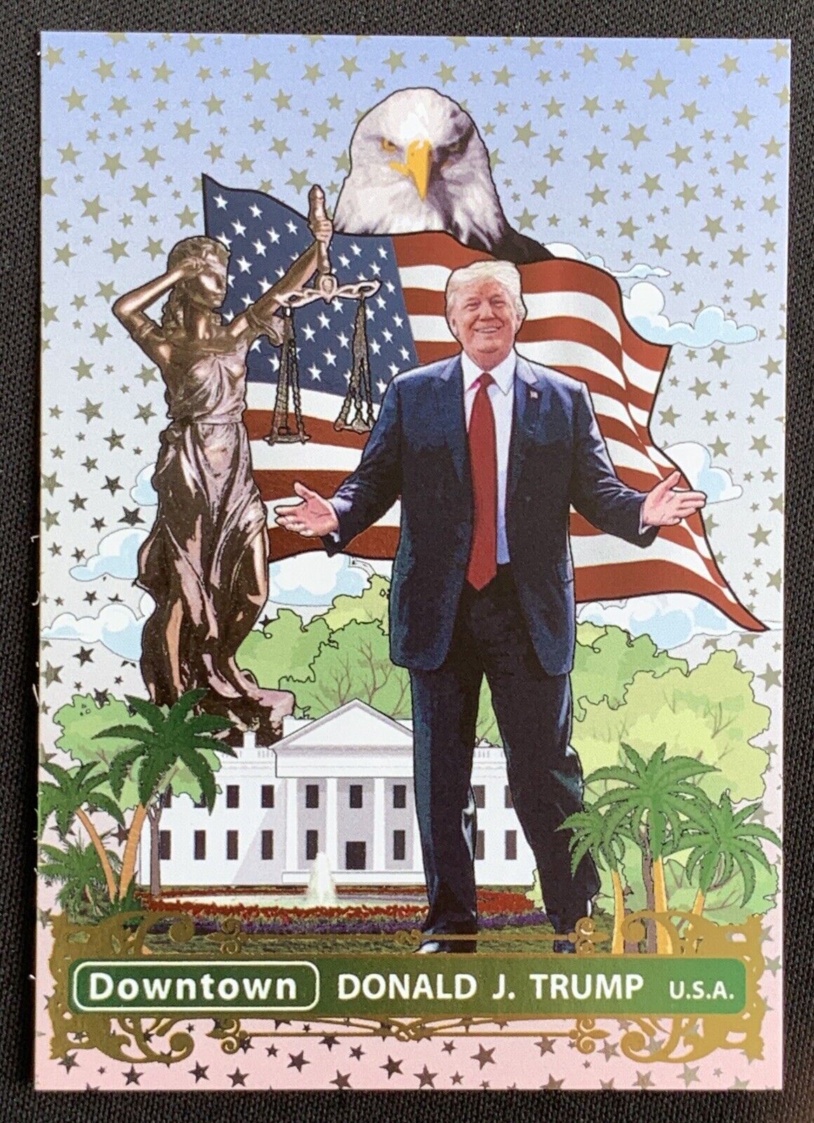 Donald Trump Downtown “2nd Edition” Custom Trading Card #/2020