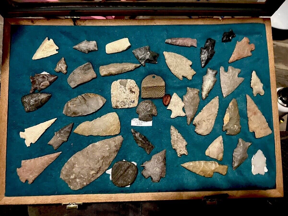 Arrowhead Lot Of 40 High Quality Pieces Texas Artifacts. Pick A Piece Or Case