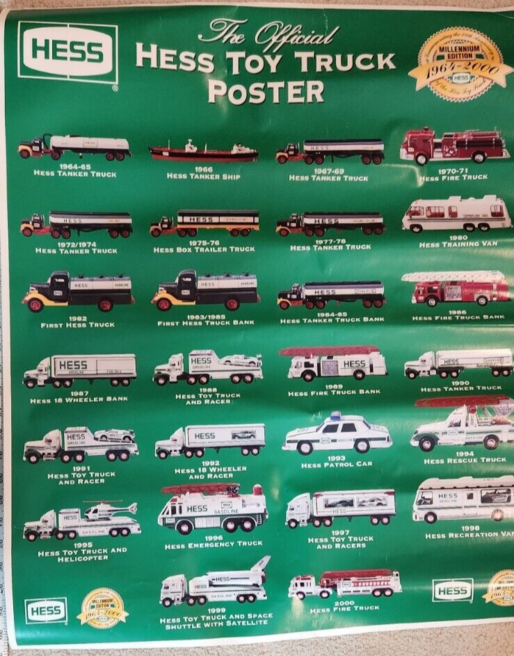 Official Hess Toy Truck 1964-2000 Poster 25\