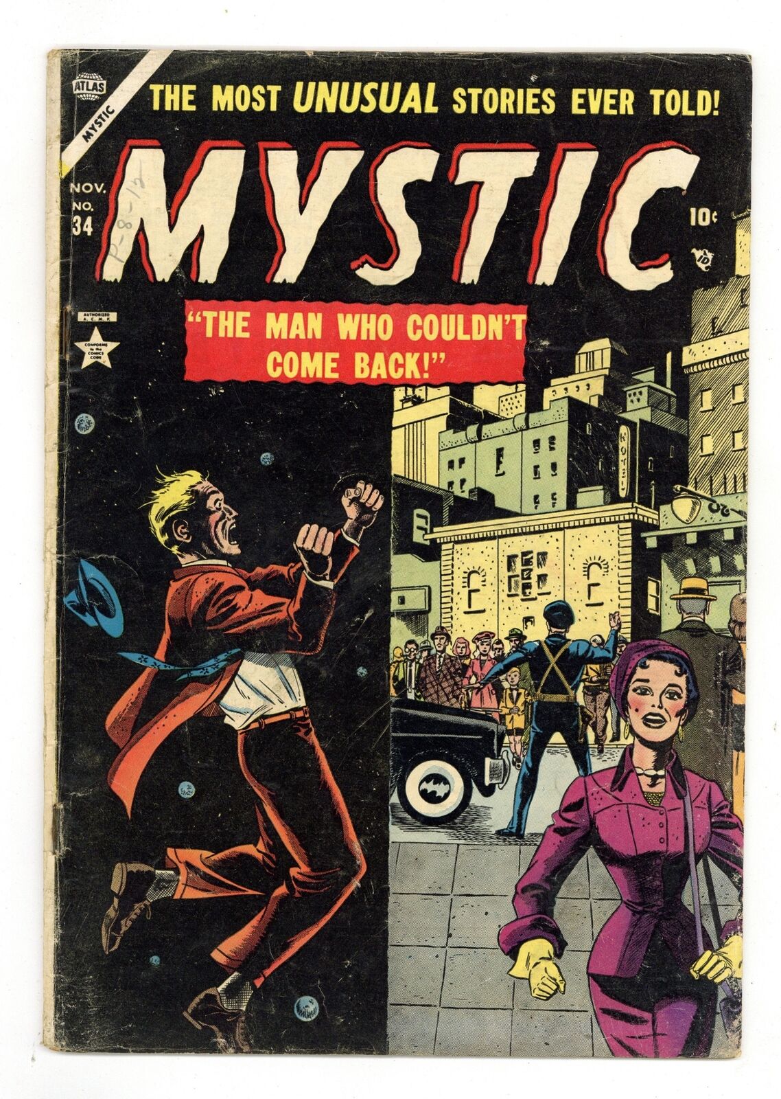 Mystic #34 GD+ 2.5 1954