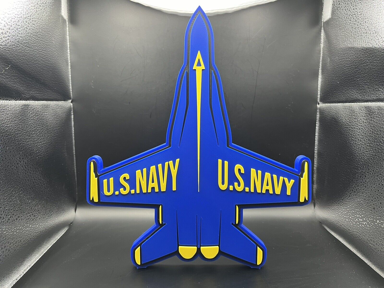 U.S. Navy Blue Angels Logo Sign Display | 3D Wall Desk Shelf Art