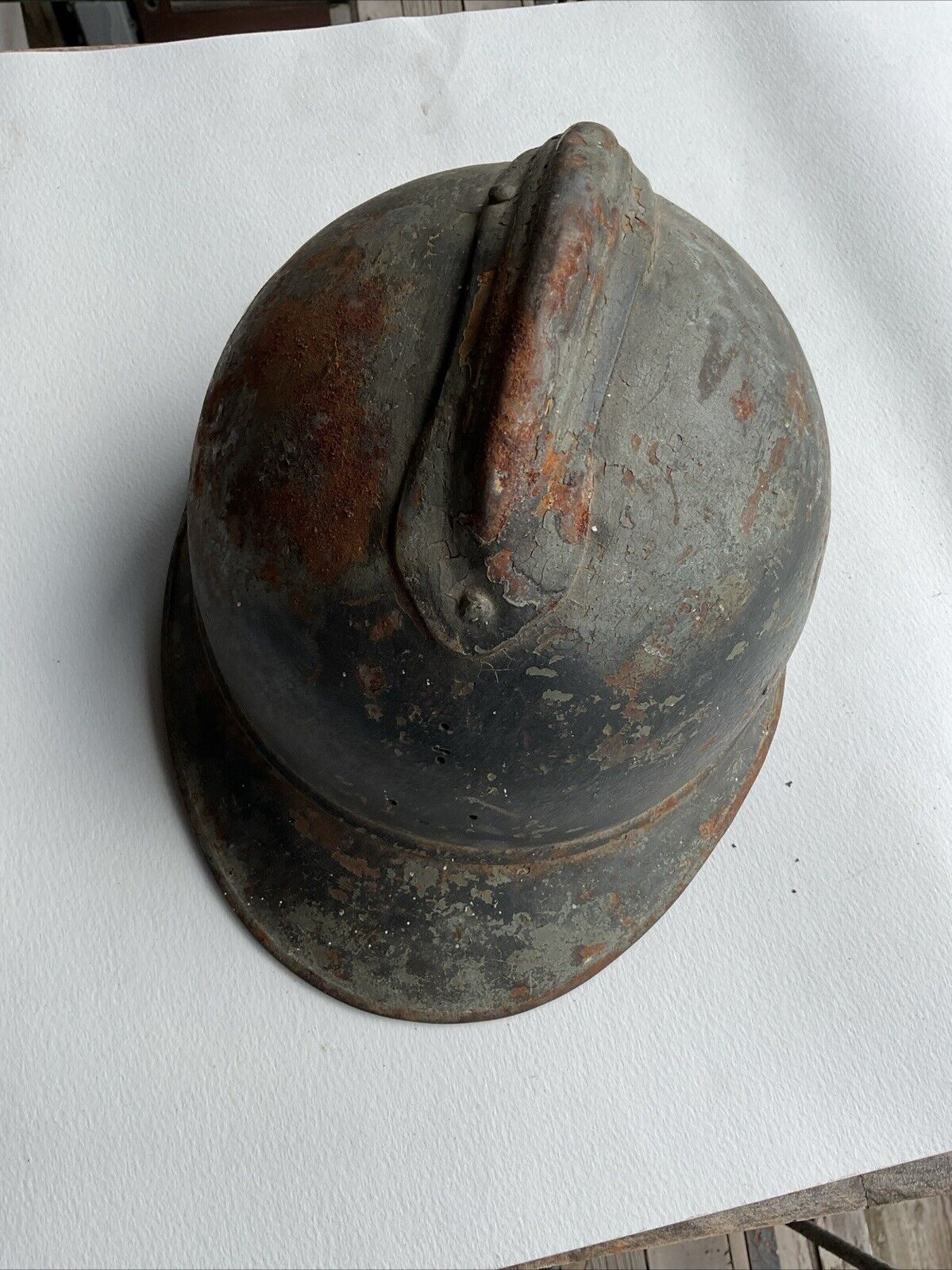 Genuine WW1 Italy? French ? M15 ? Adrian infantry helmet