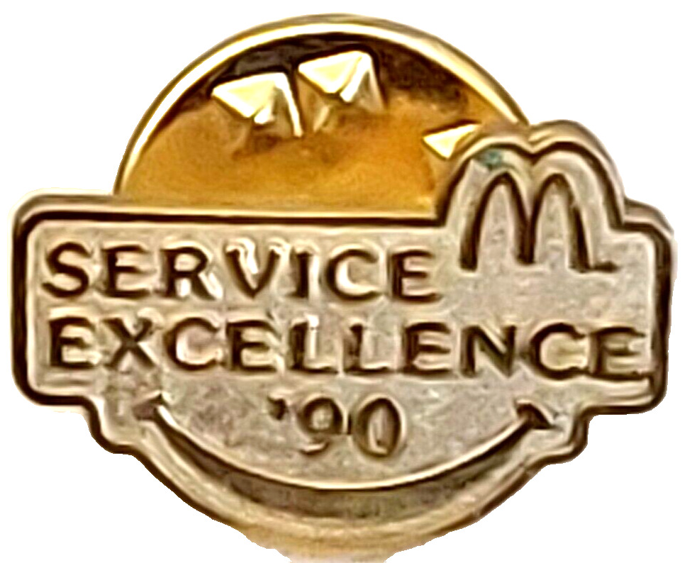 McDonalds  1990 Service Excellence Lapel Pin (031023)