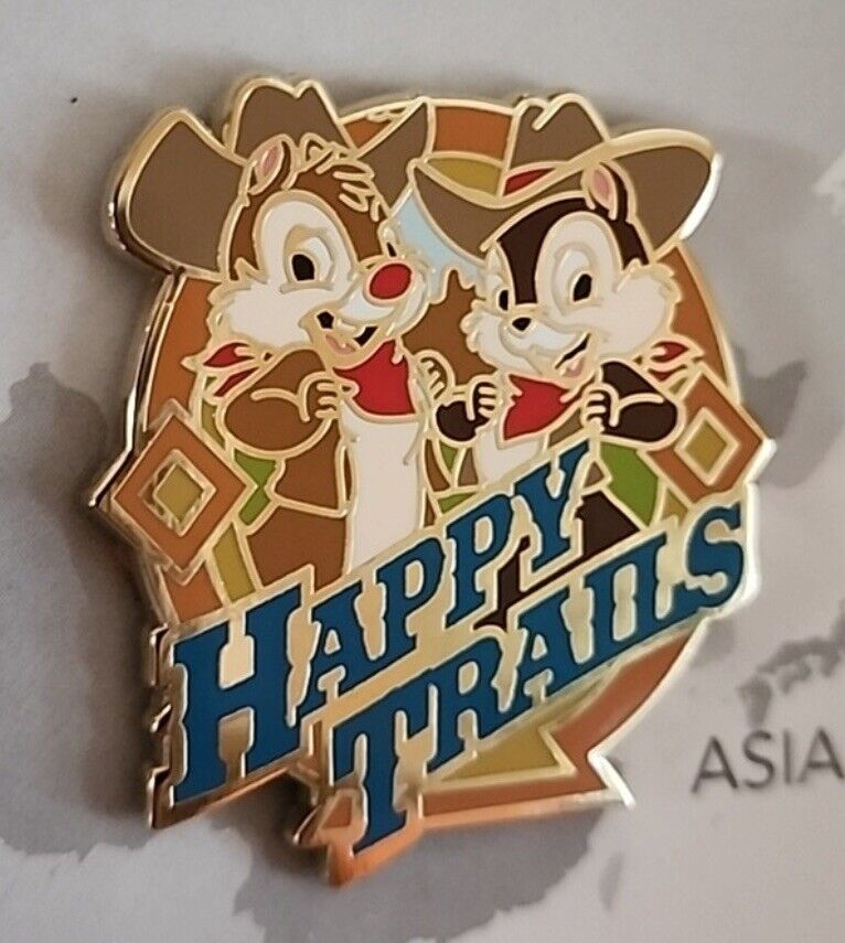 Disney Chip And Dale Pin - Adventures By Disney - Happy Trails