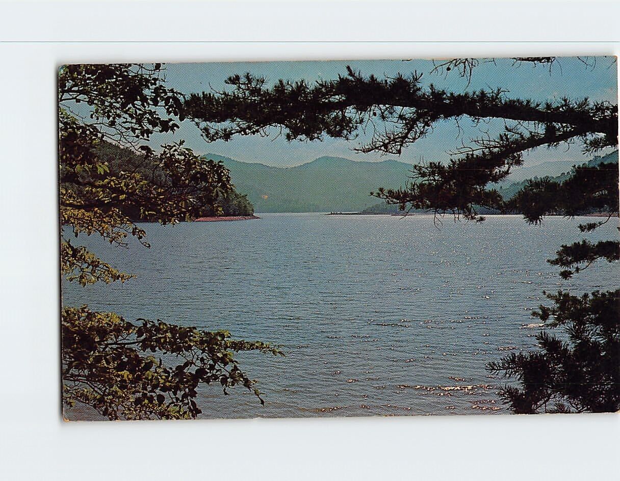 Postcard Sparkling Lake Santeetlah North Carolina USA