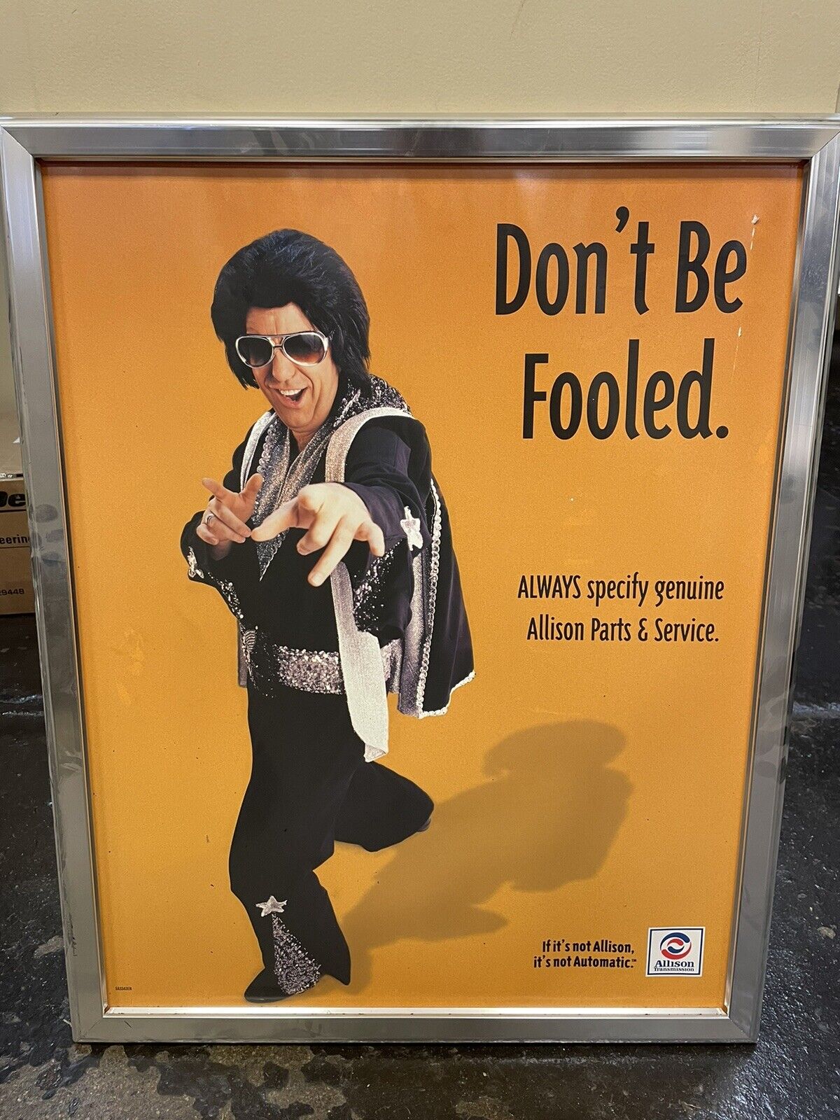 Allison Transmissions Dealership Poster Elvis impersonator