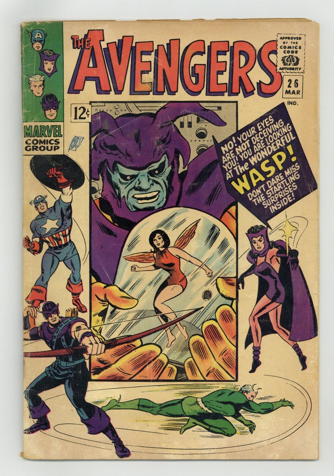 Avengers #26 GD 2.0 1966