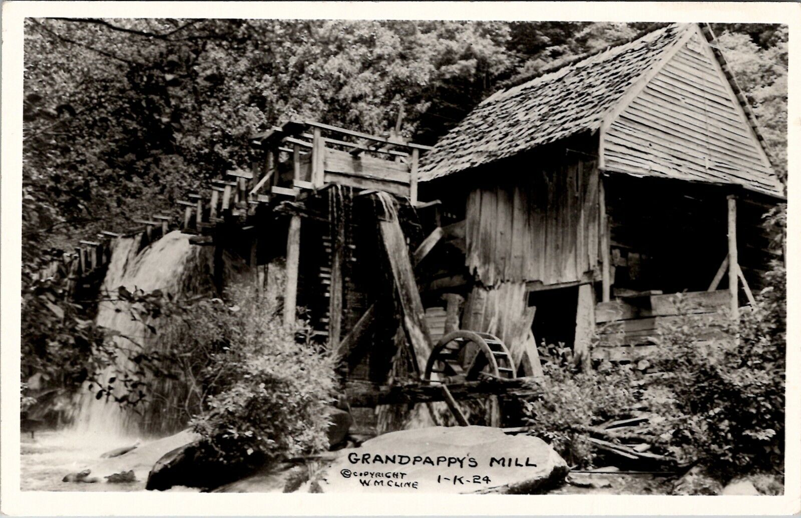 Evanston Illinois RPPC Grandpappy\'s Mill  W.M. Cline Photo Postcard V19
