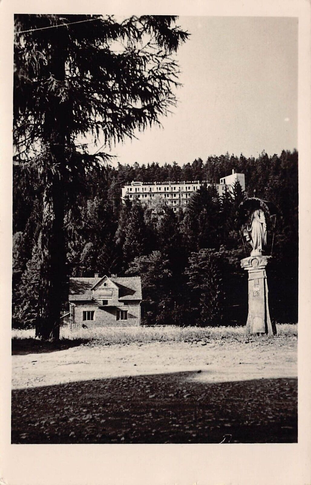 RPPC Makow Podhalanski Poland Sanatorium Asylum Photo Vtg Postcard A14