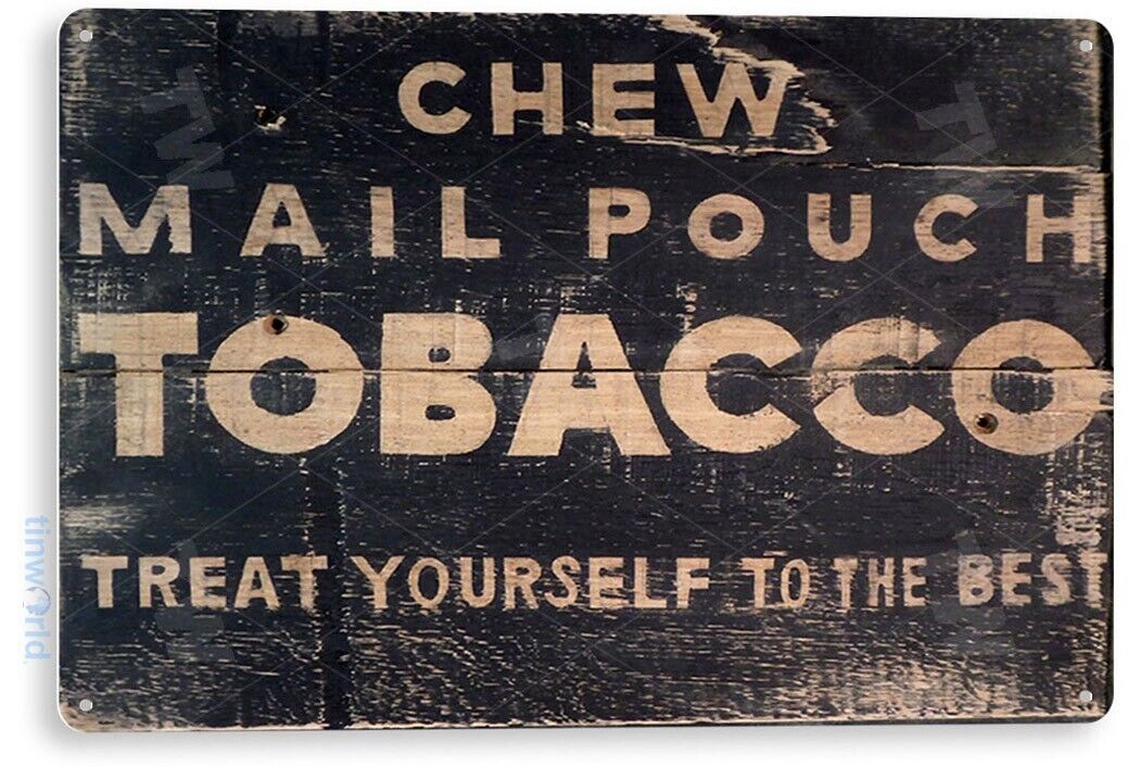 TIN SIGN Mail Pouch Tobacco Metal Décor Wall Art Smoke Store Shop Pub Bar A997