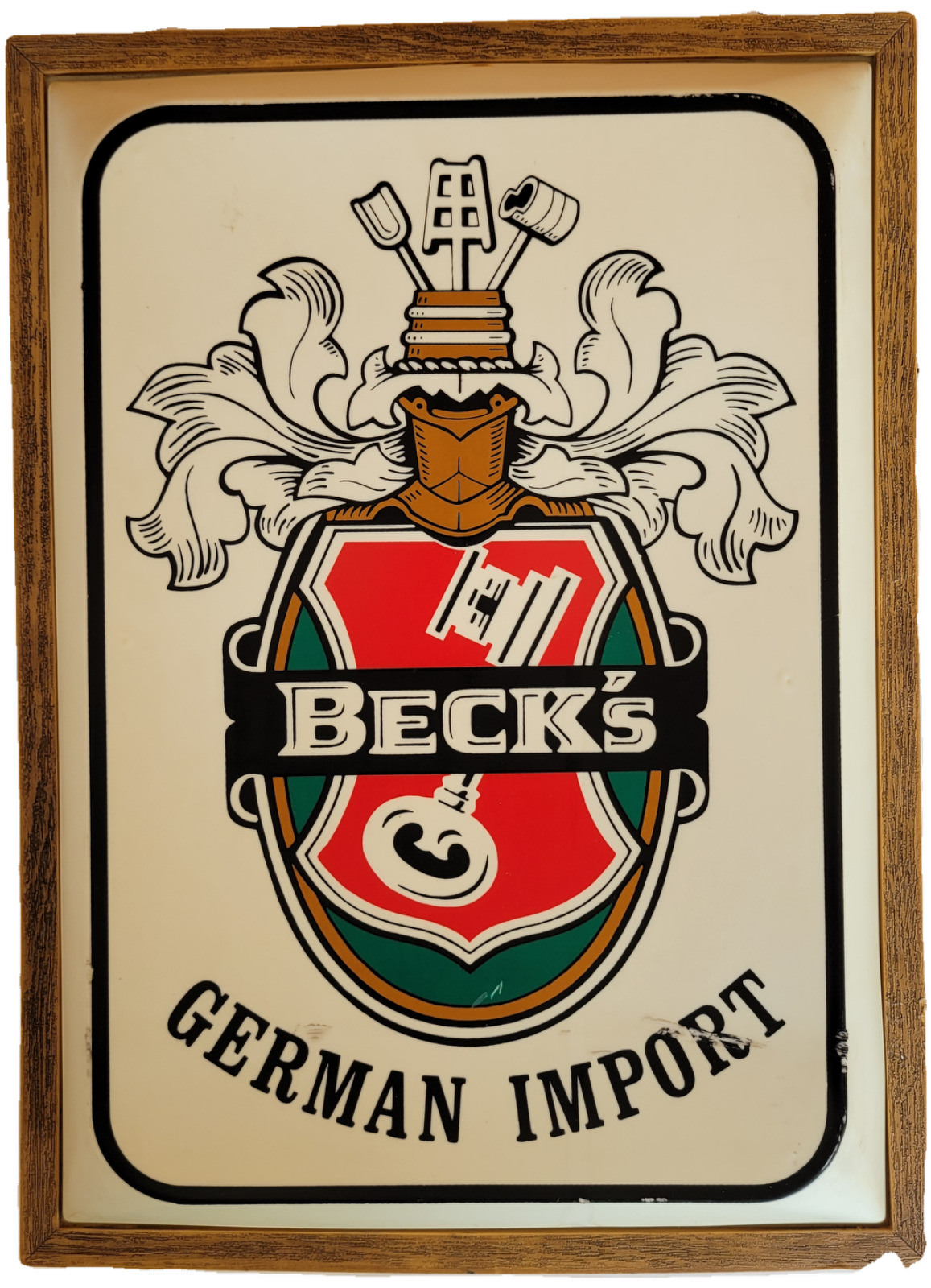 Price Brothers 1982 Beck's German Import Beer Lighted Sign