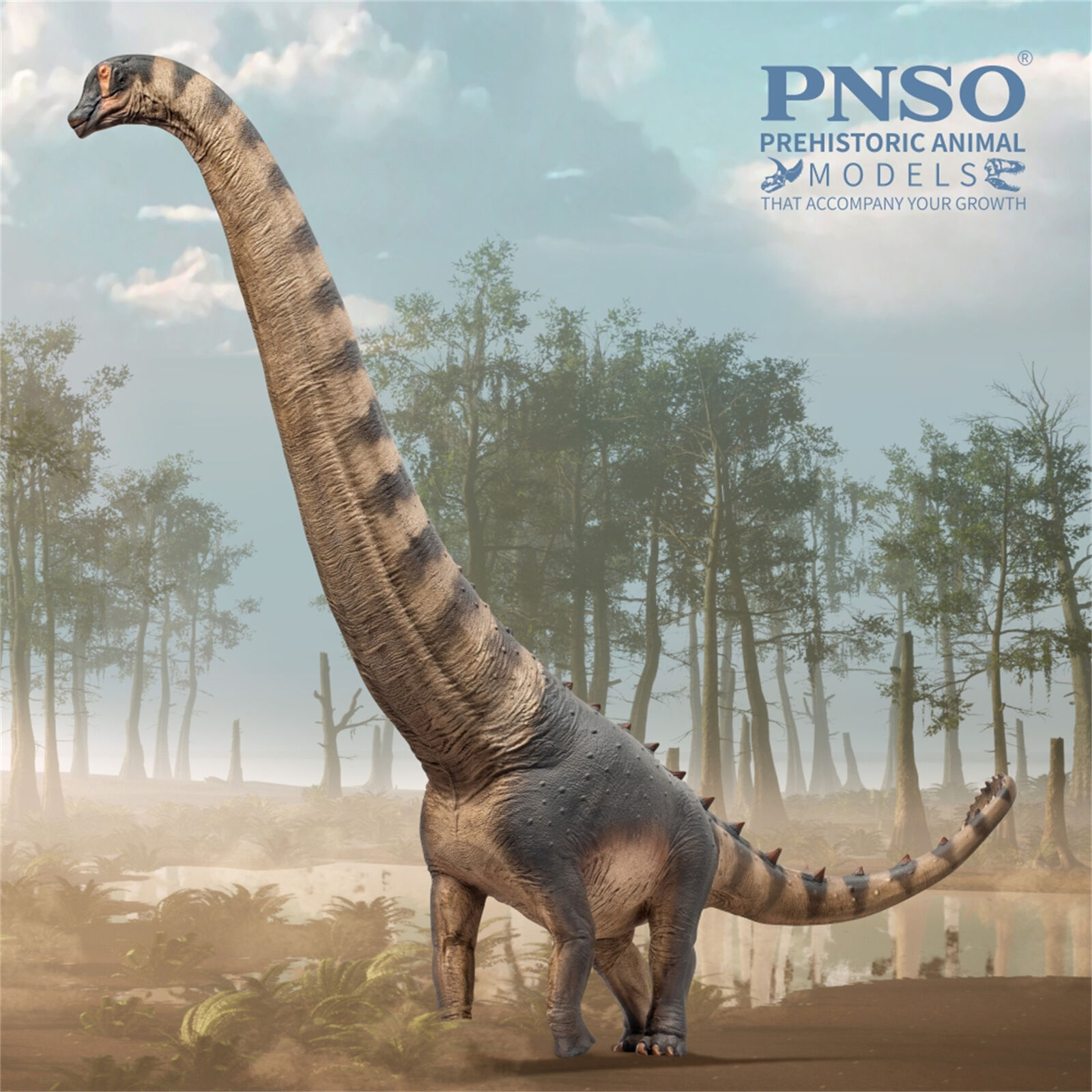 PNSO 79 Alamosaurus Samuel Model Dinosaur Toy Collector Animal Collection Decor
